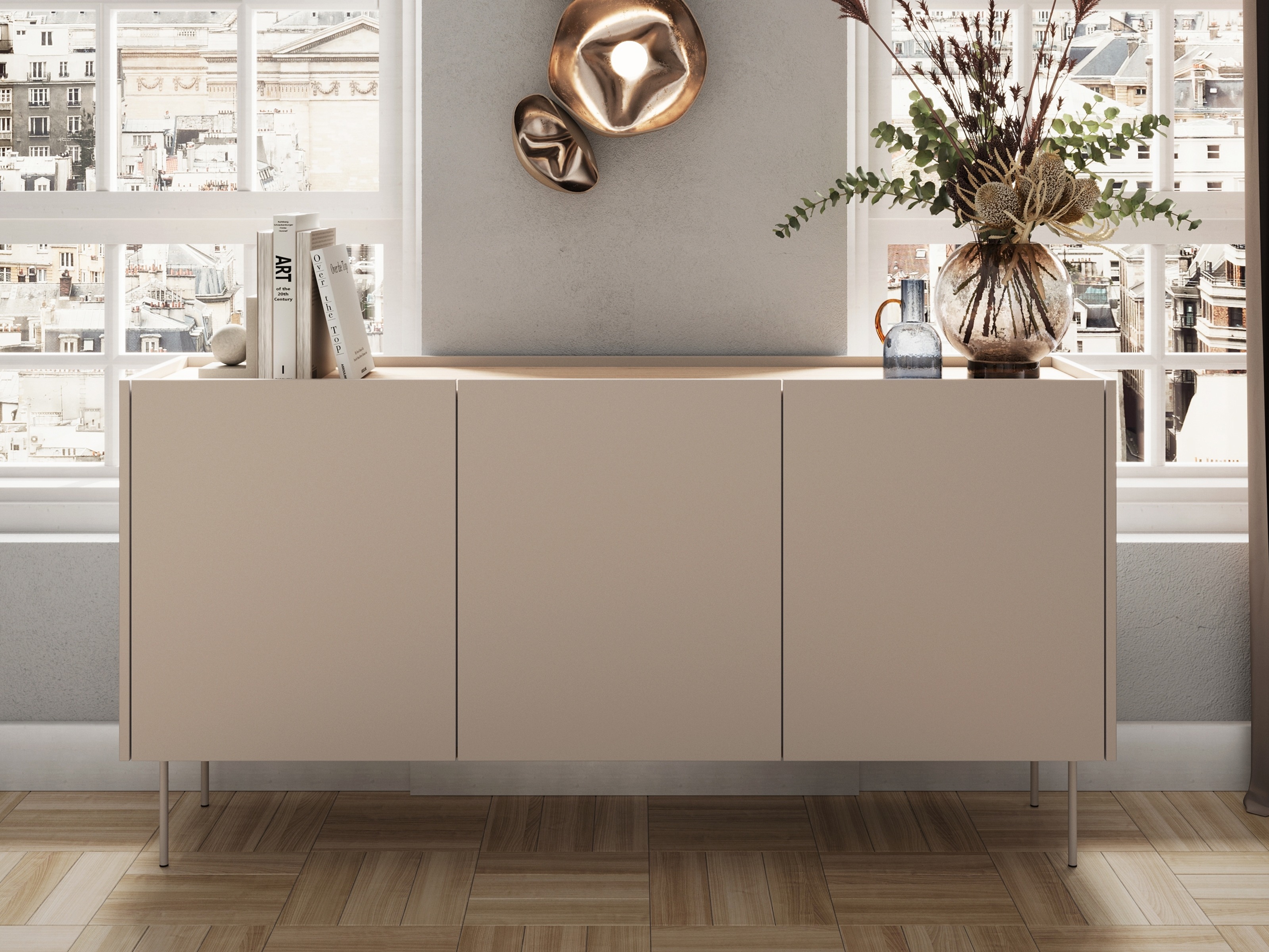 Skapis Tivdala 102 (Ozols + Kašmirs)