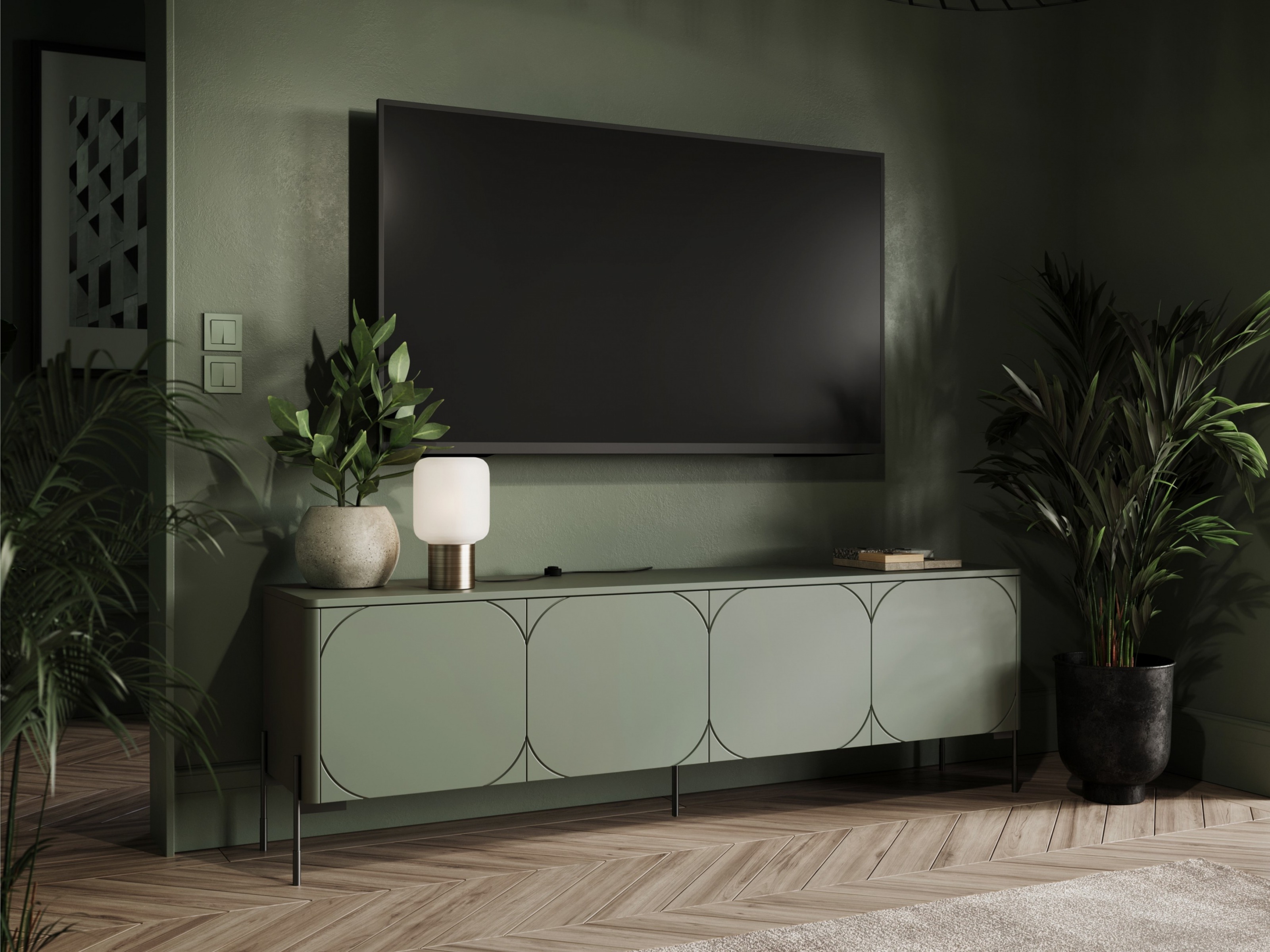 TV galds Veselbi 102 (Haki)