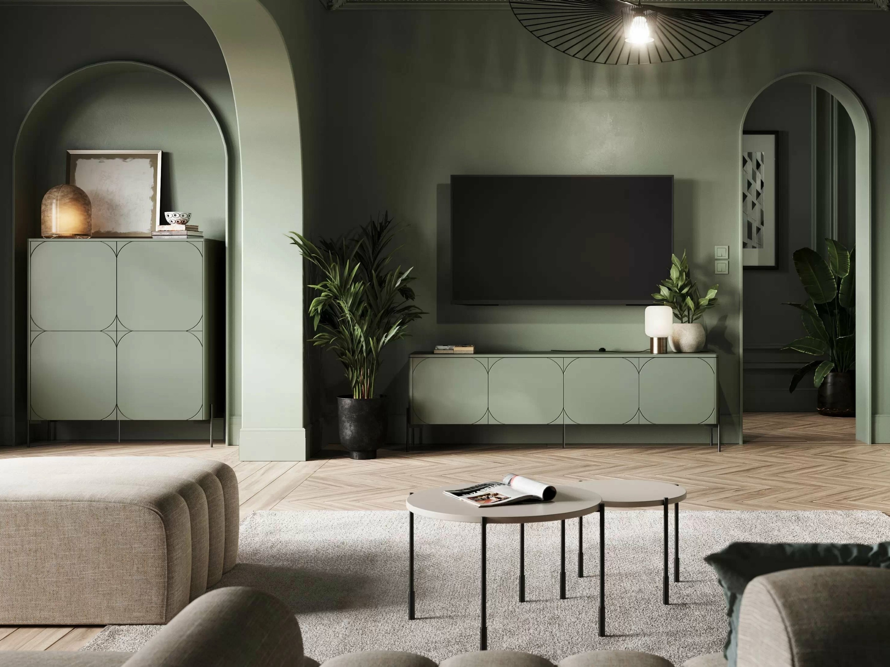 TV galds Veselbi 102 (Haki)