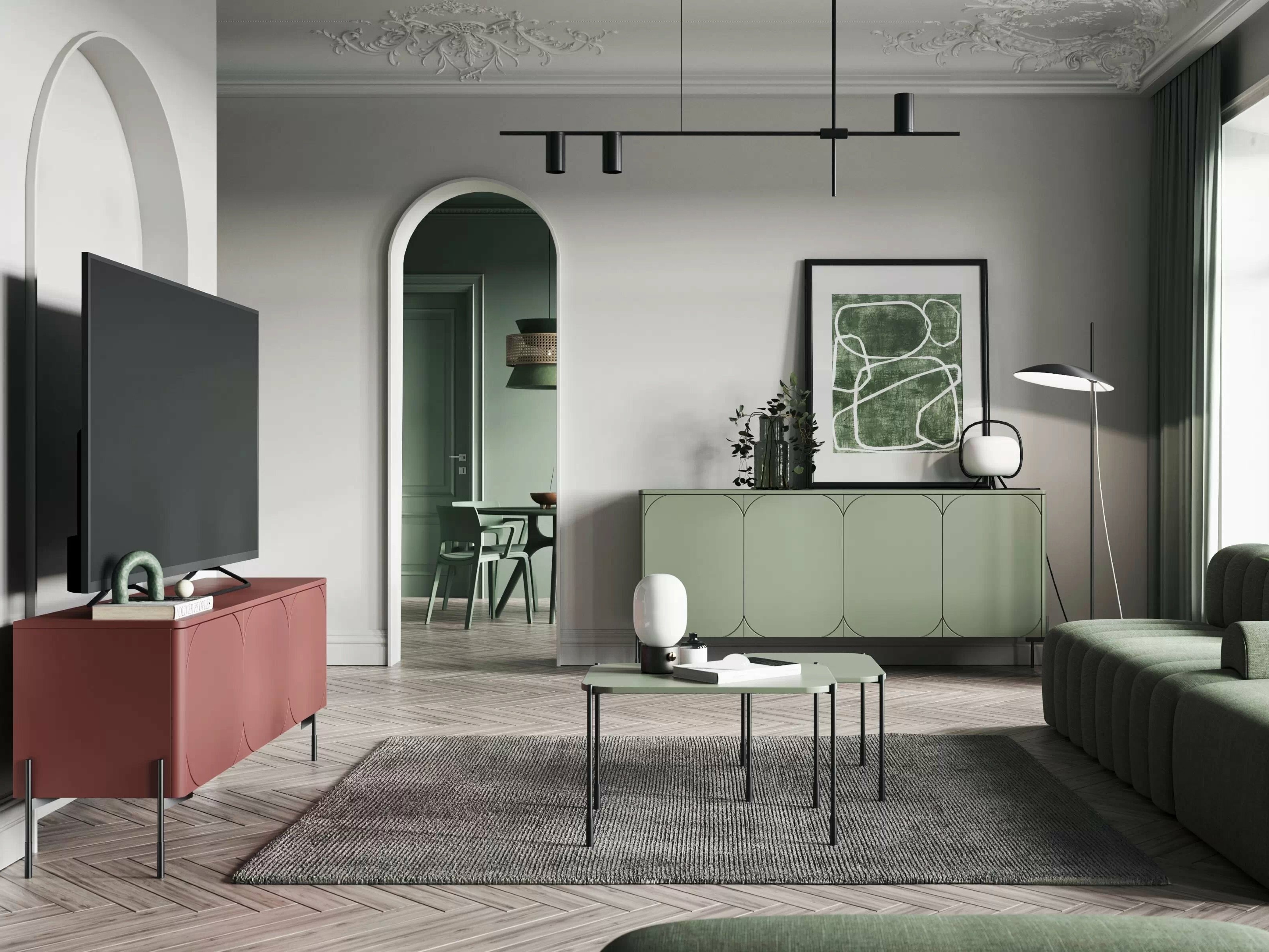 TV galds Veselbi 103 (Bordo)