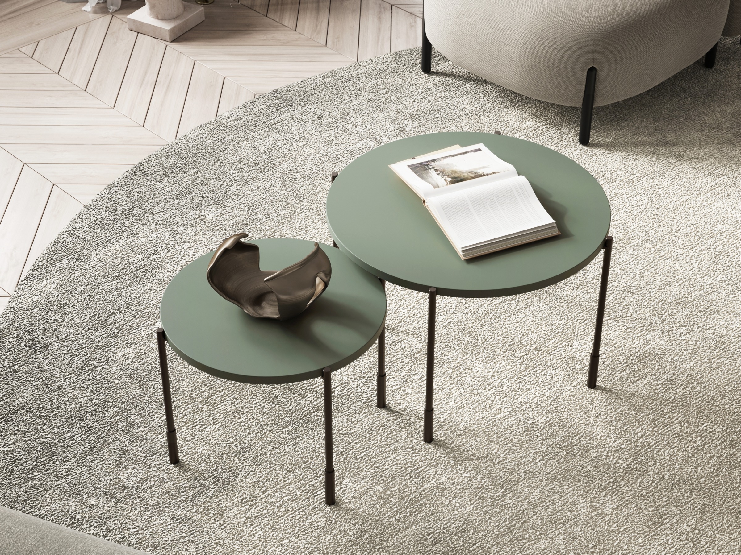 Кофейный столик Veselbi 110 (Хаки)