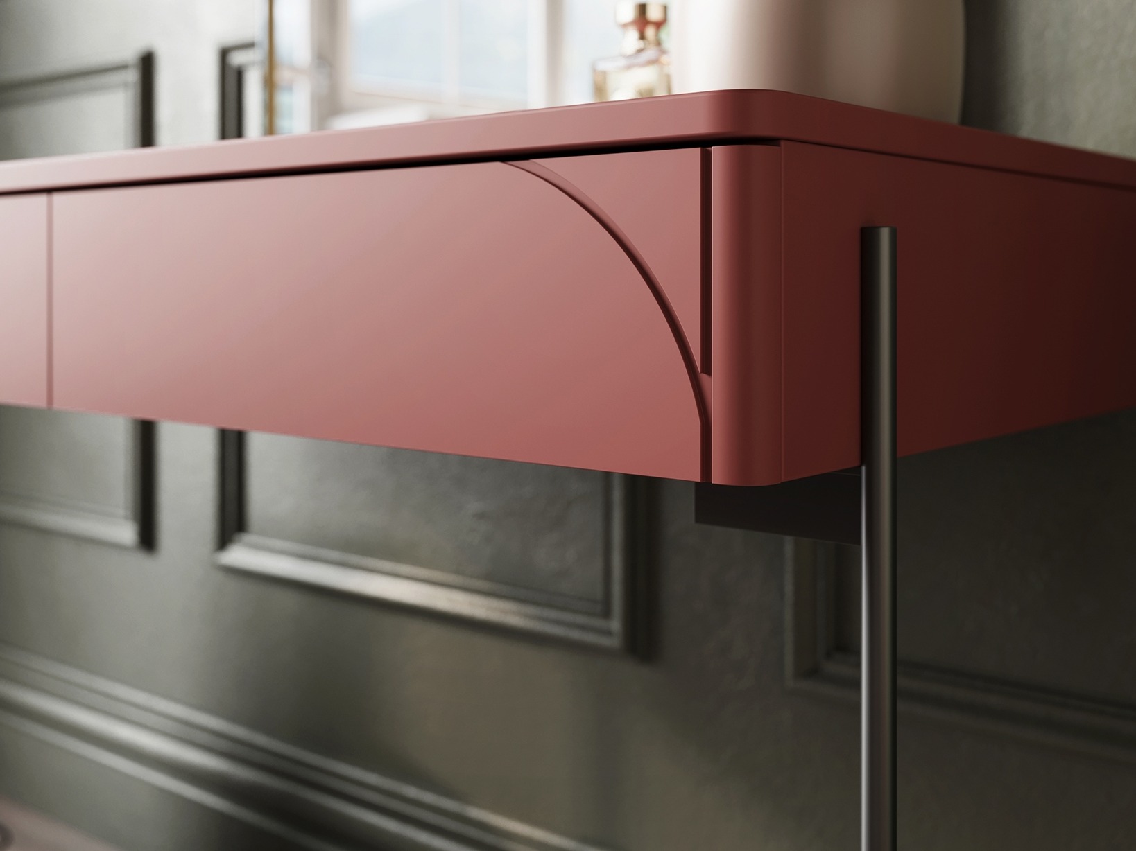 Макияжный столик Veselbi 107 (Бордо)