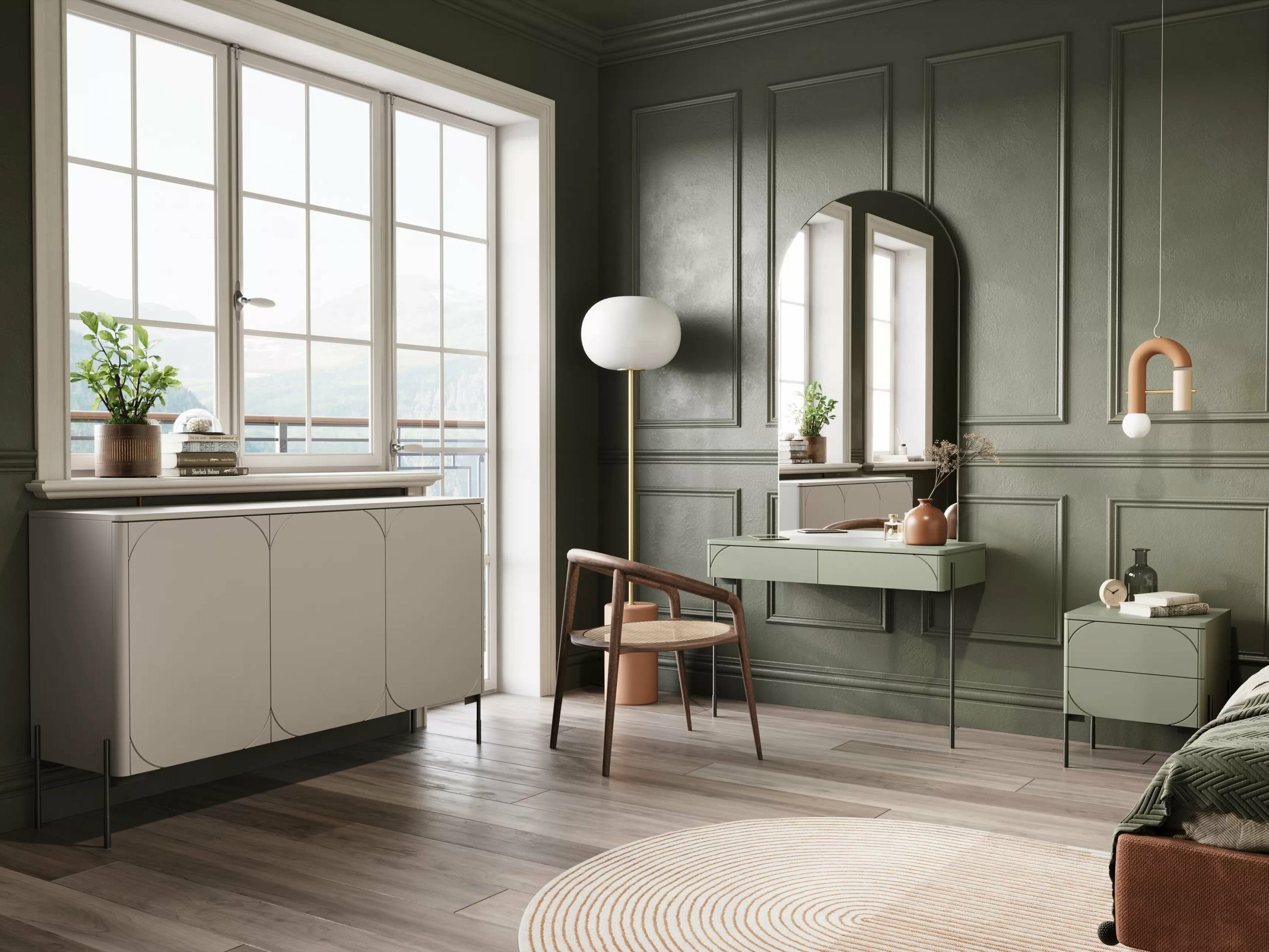 Прикроватная тумбочка Veselbi 106 (Хаки)