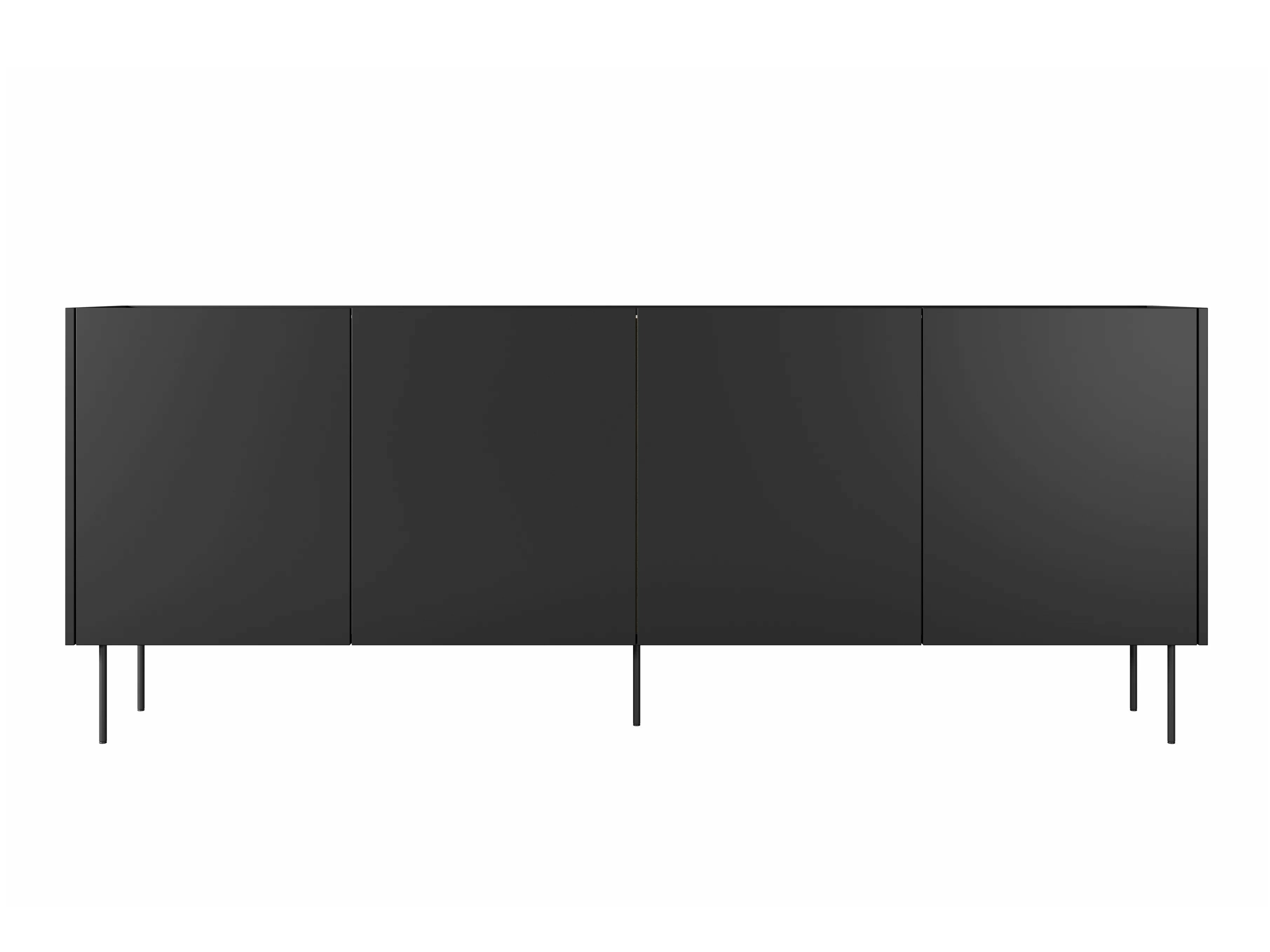 Skapis Tivdala 105 (Ozols + Matēts melns)