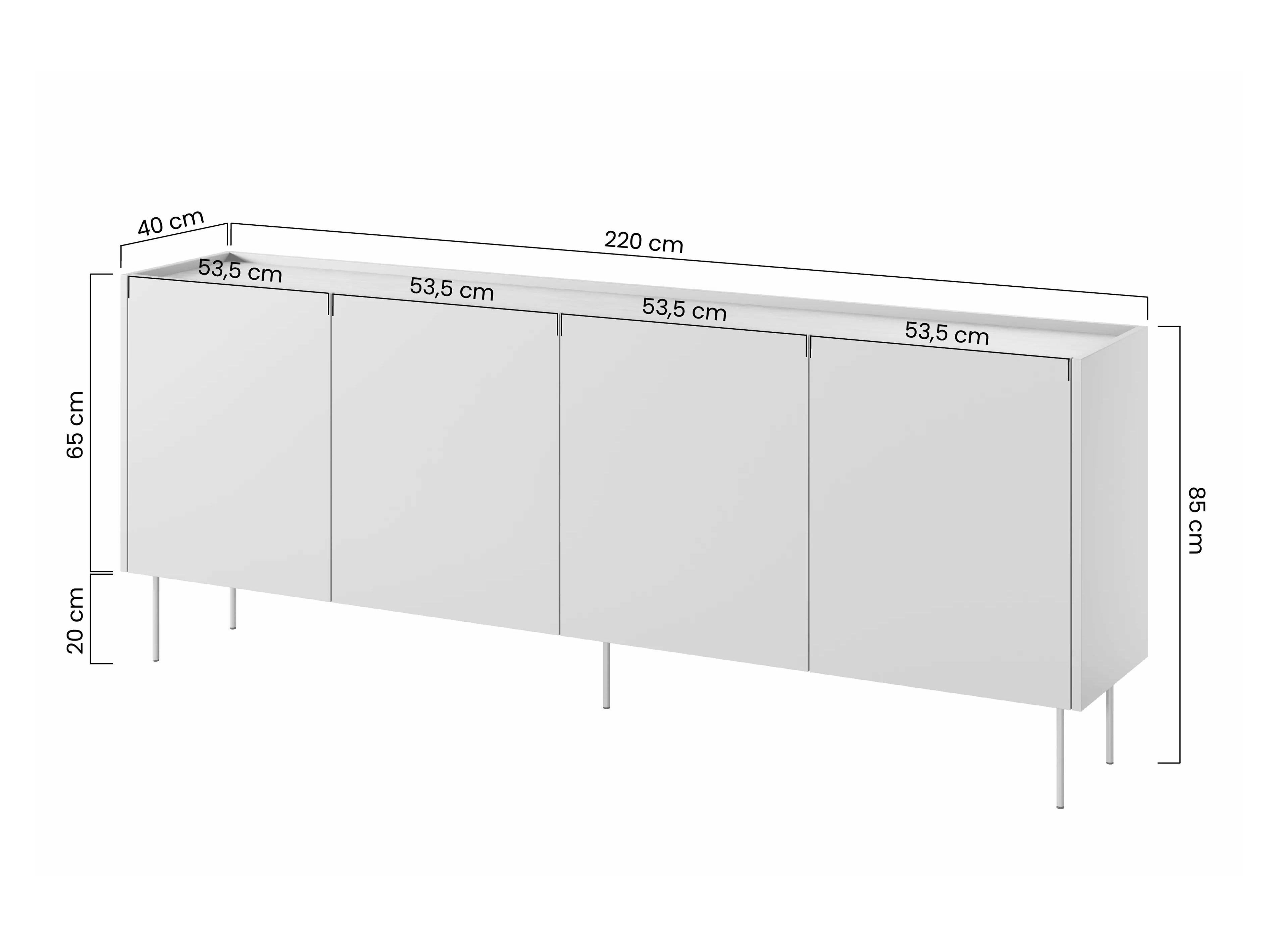 Skapis Tivdala 105 (Ozols + Matēts melns)