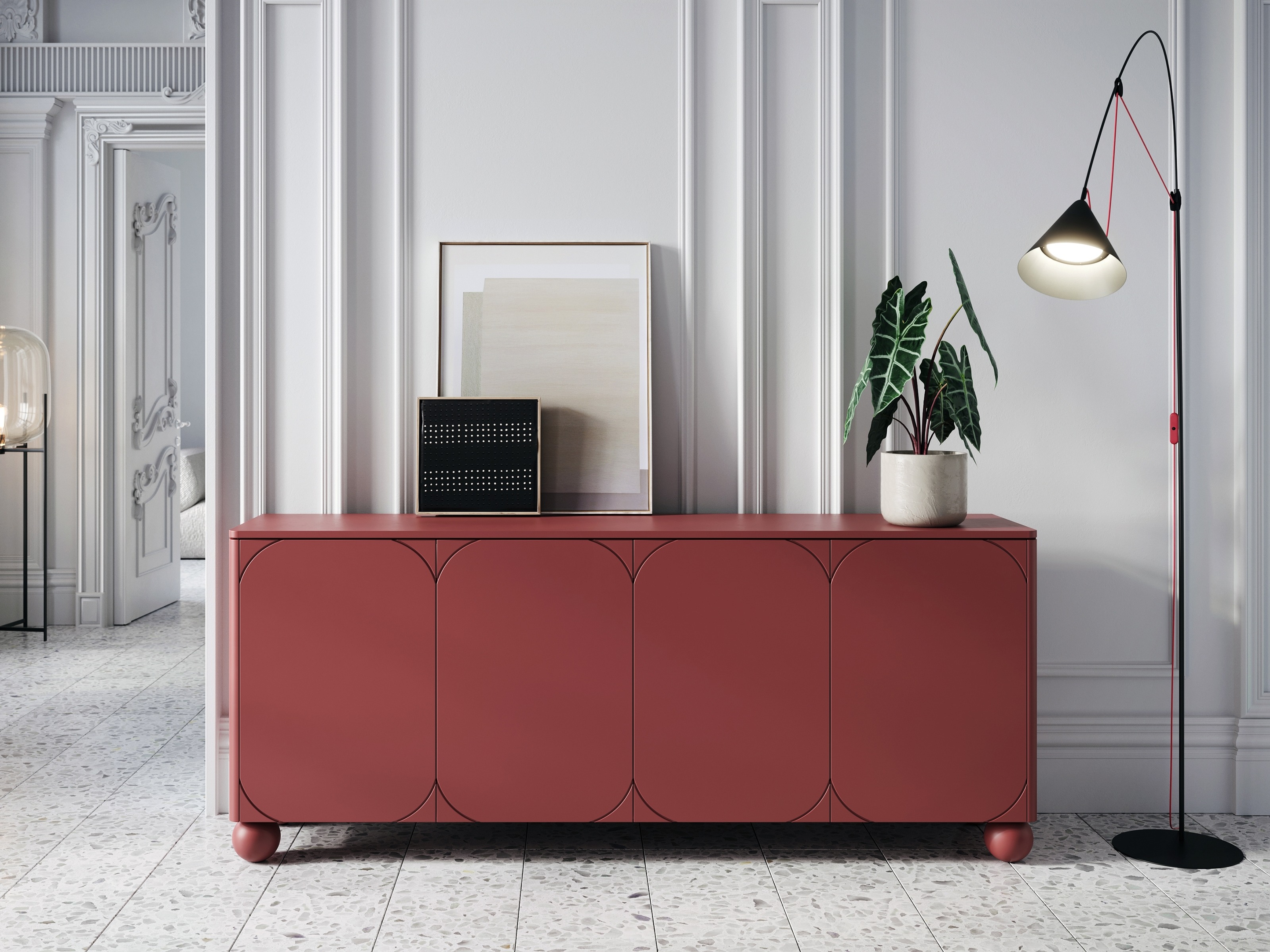 Skapis Vencali 100 (Bordo)