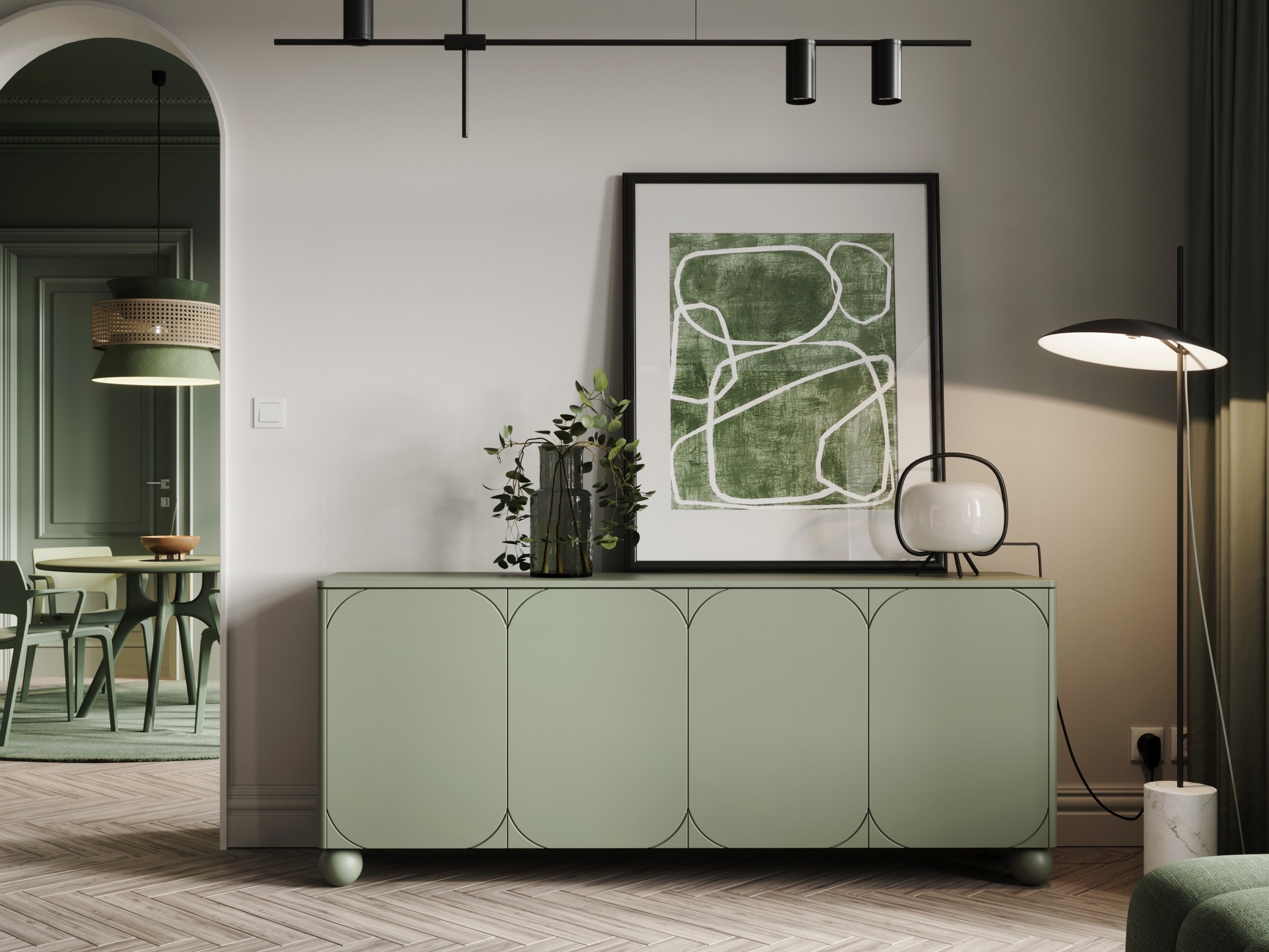 Skapis Vencali 100 (Haki)