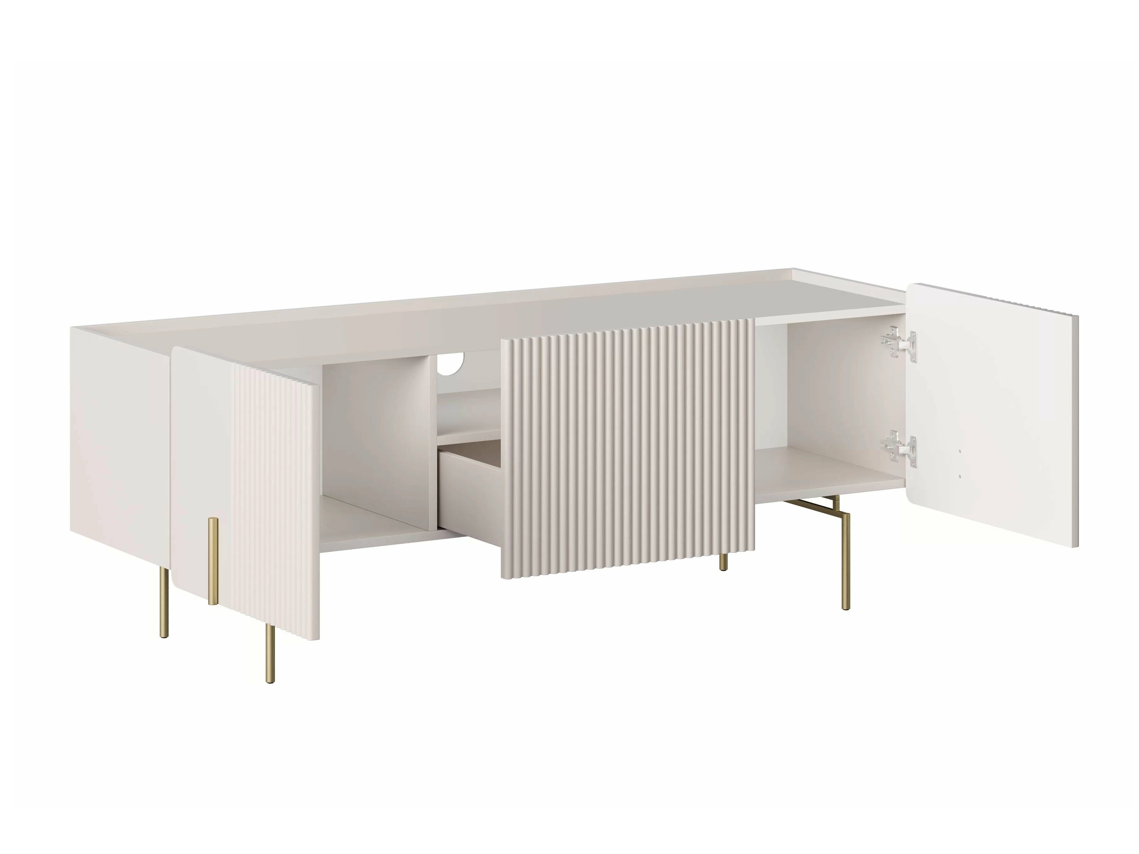 TV galds Etrvero 100 (Kašmirs + Balts marmors)