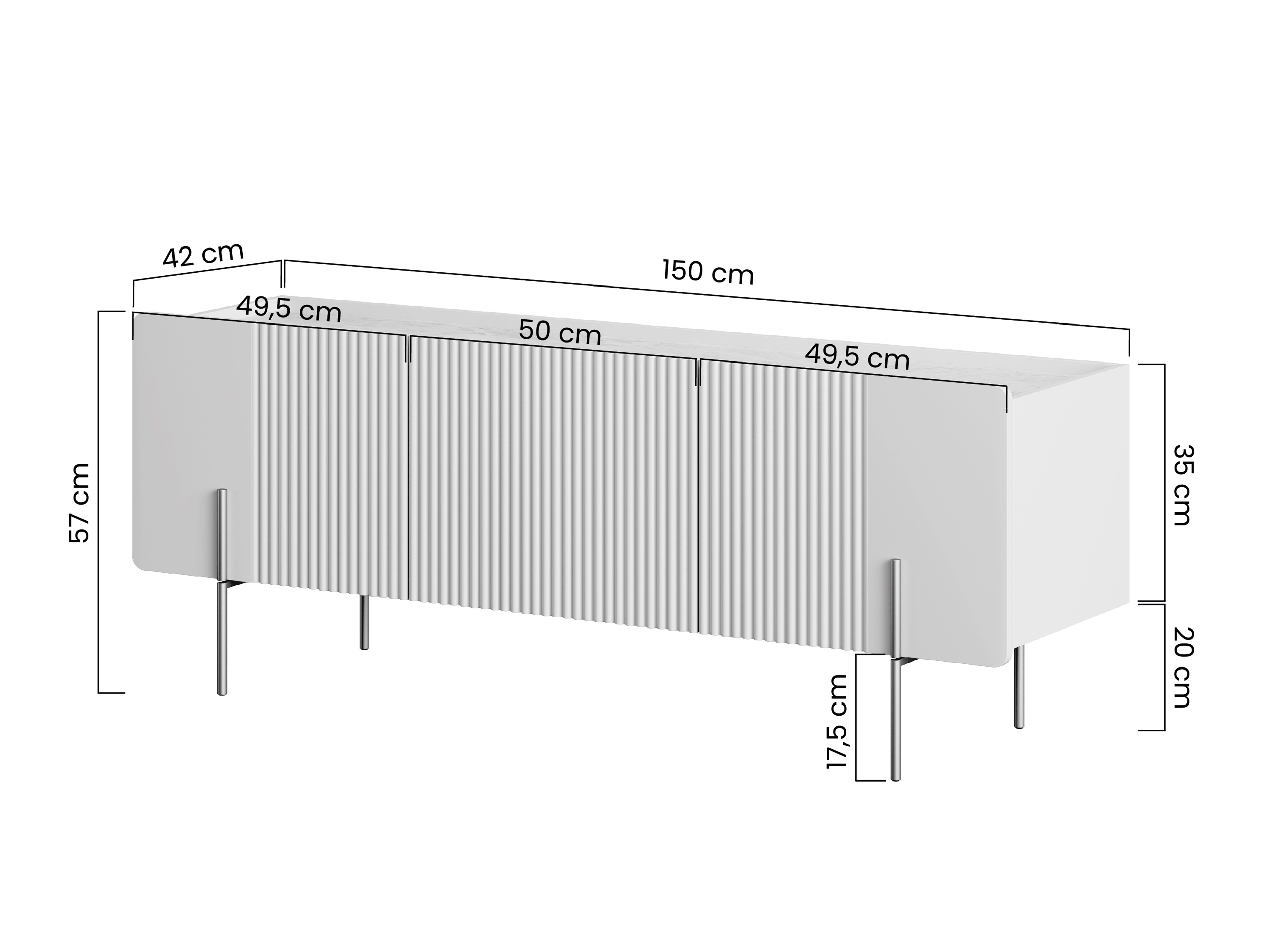 TV galds Etrvero 100 (Kašmirs)