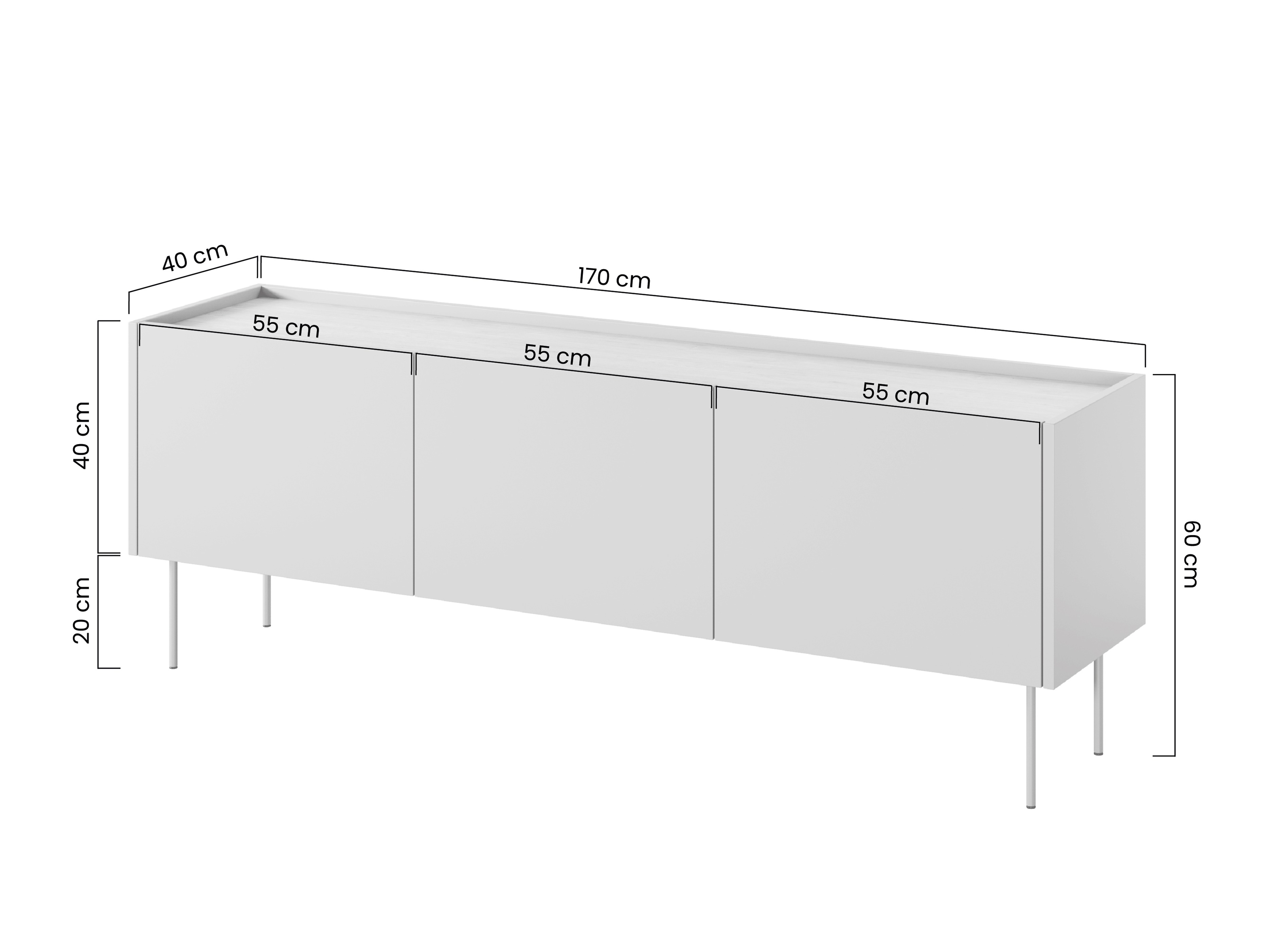 TV galds Tivdala 106 (Matēts sarkans + Ozols)