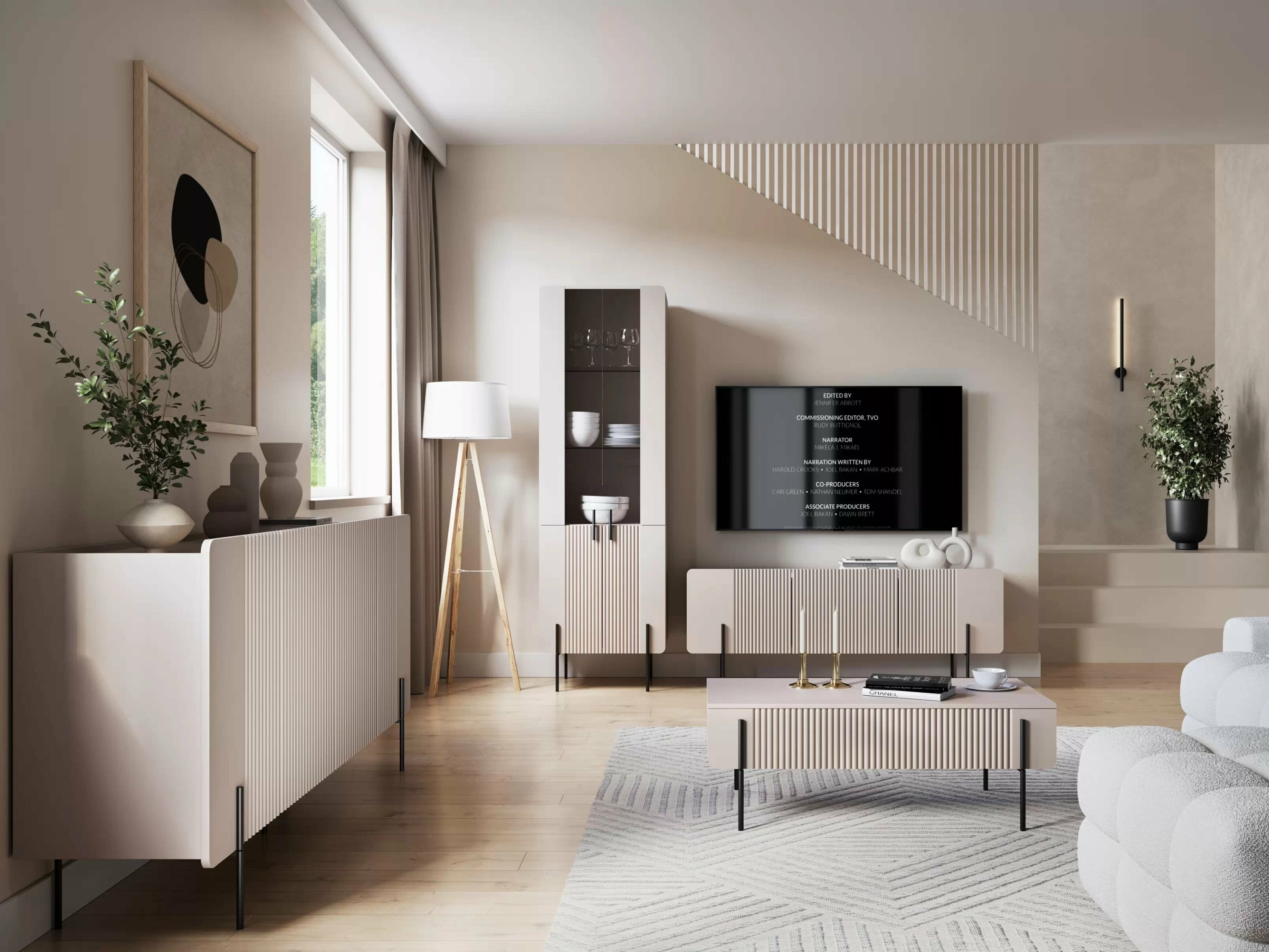 ТВ тумба Etrvero 100 (Кашемир)