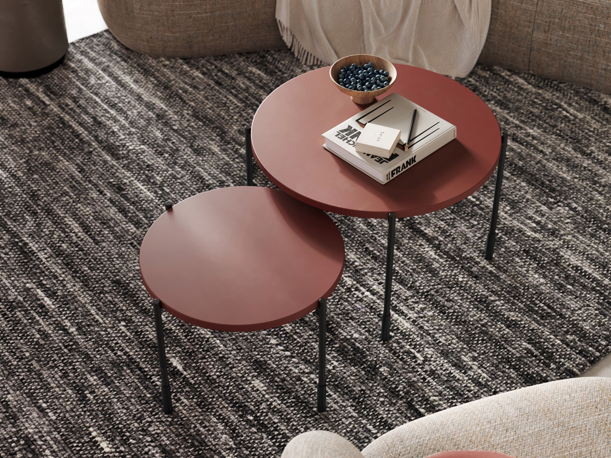 Žurnālu galdiņš Veselbi 111 (Bordo)