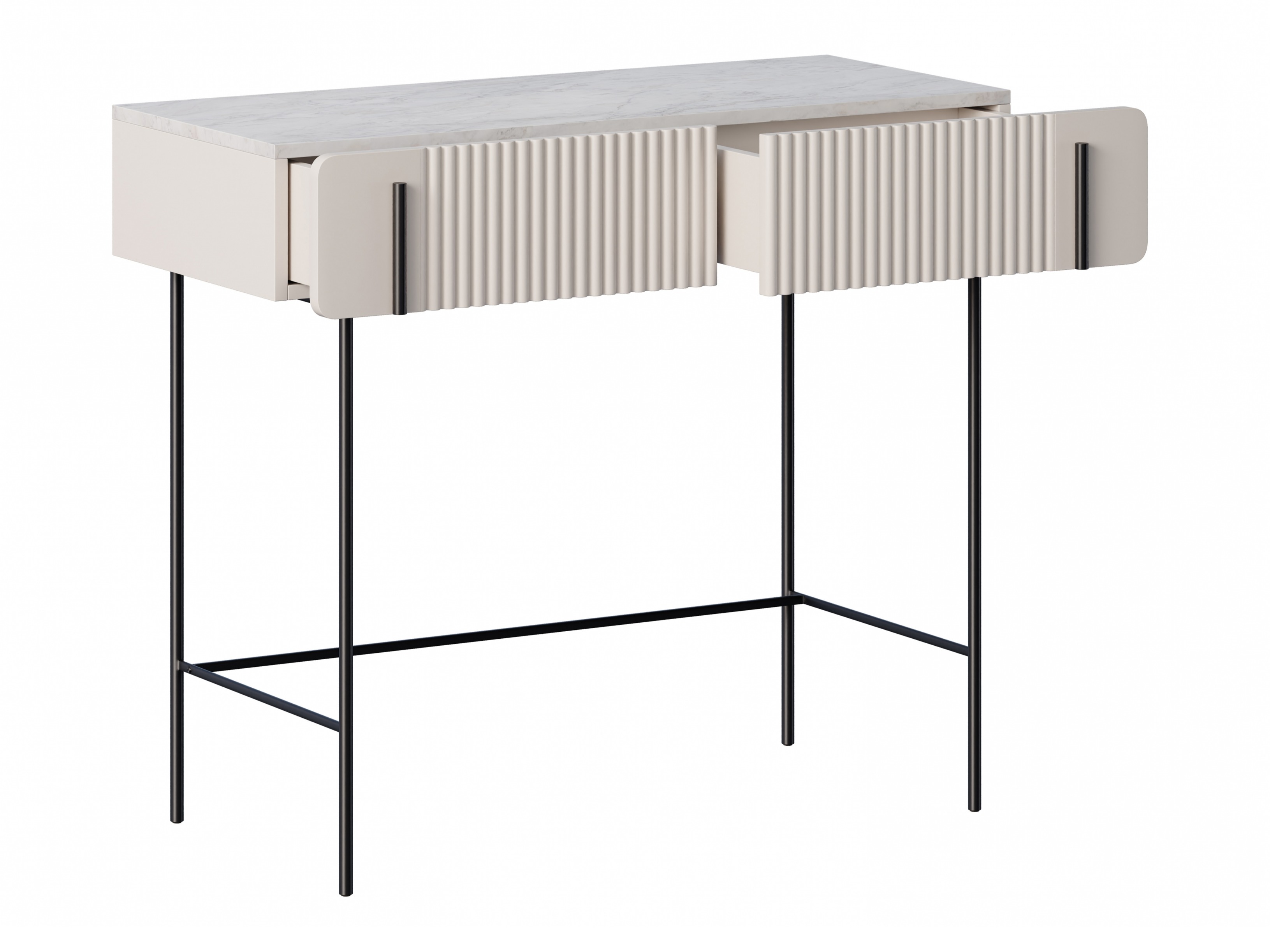 Консоль Etrvero 102 (Кашемир + Белый мрамор)