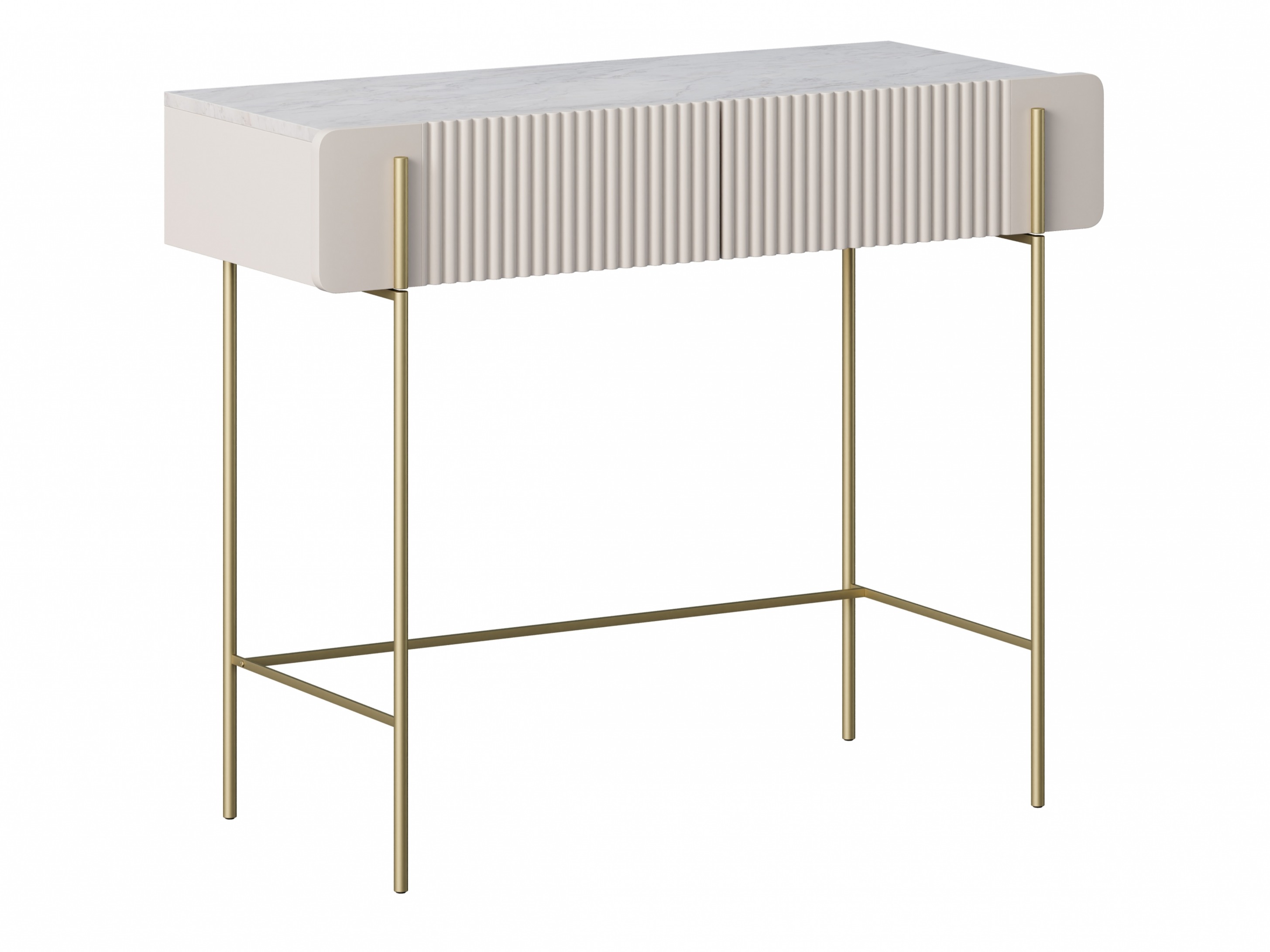 Konsole Etrvero 102 (Kašmirs + Balts marmors)