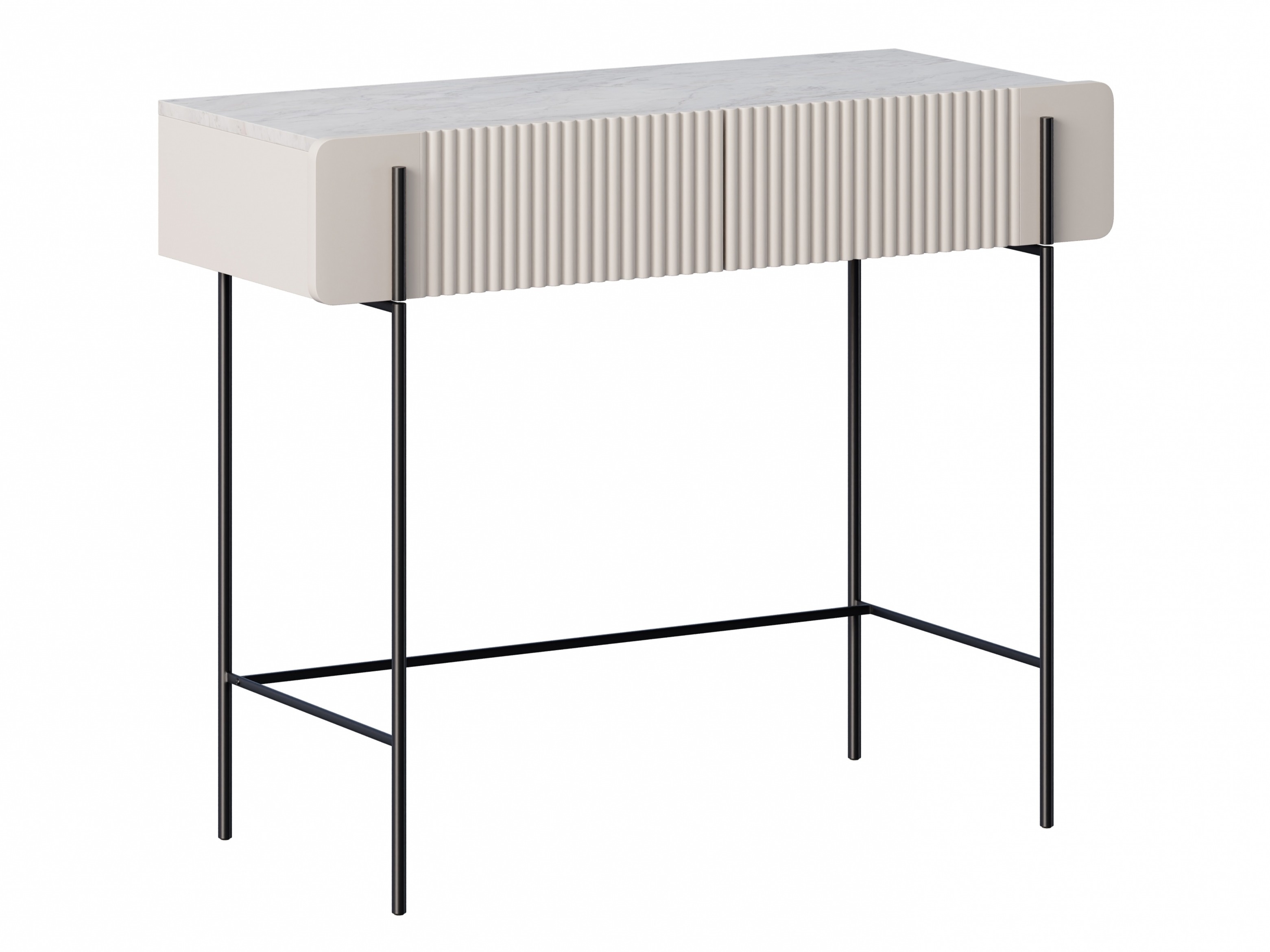 Konsole Etrvero 102 (Kašmirs + Balts marmors)