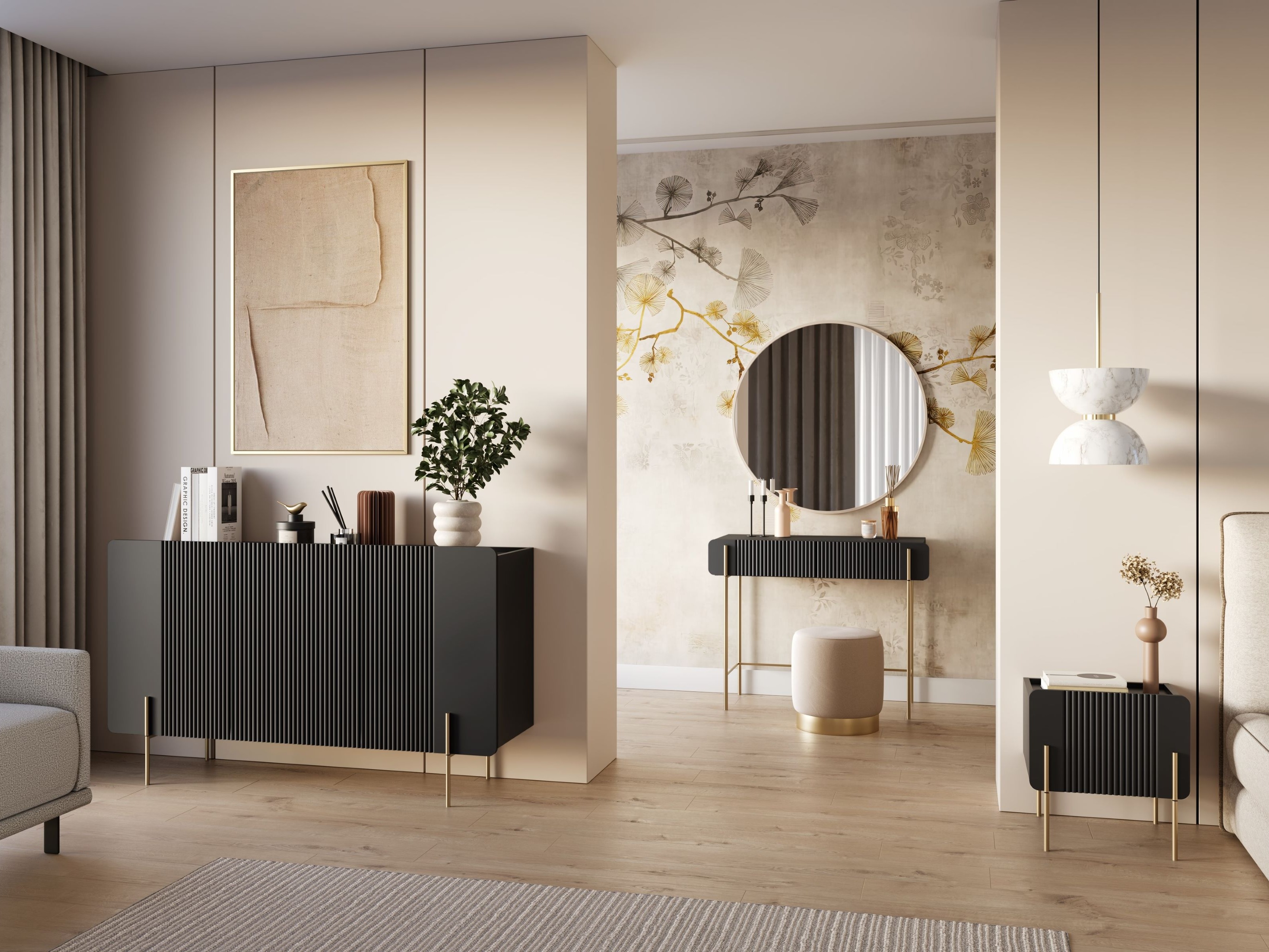 Konsole Etrvero 102 (Melns)