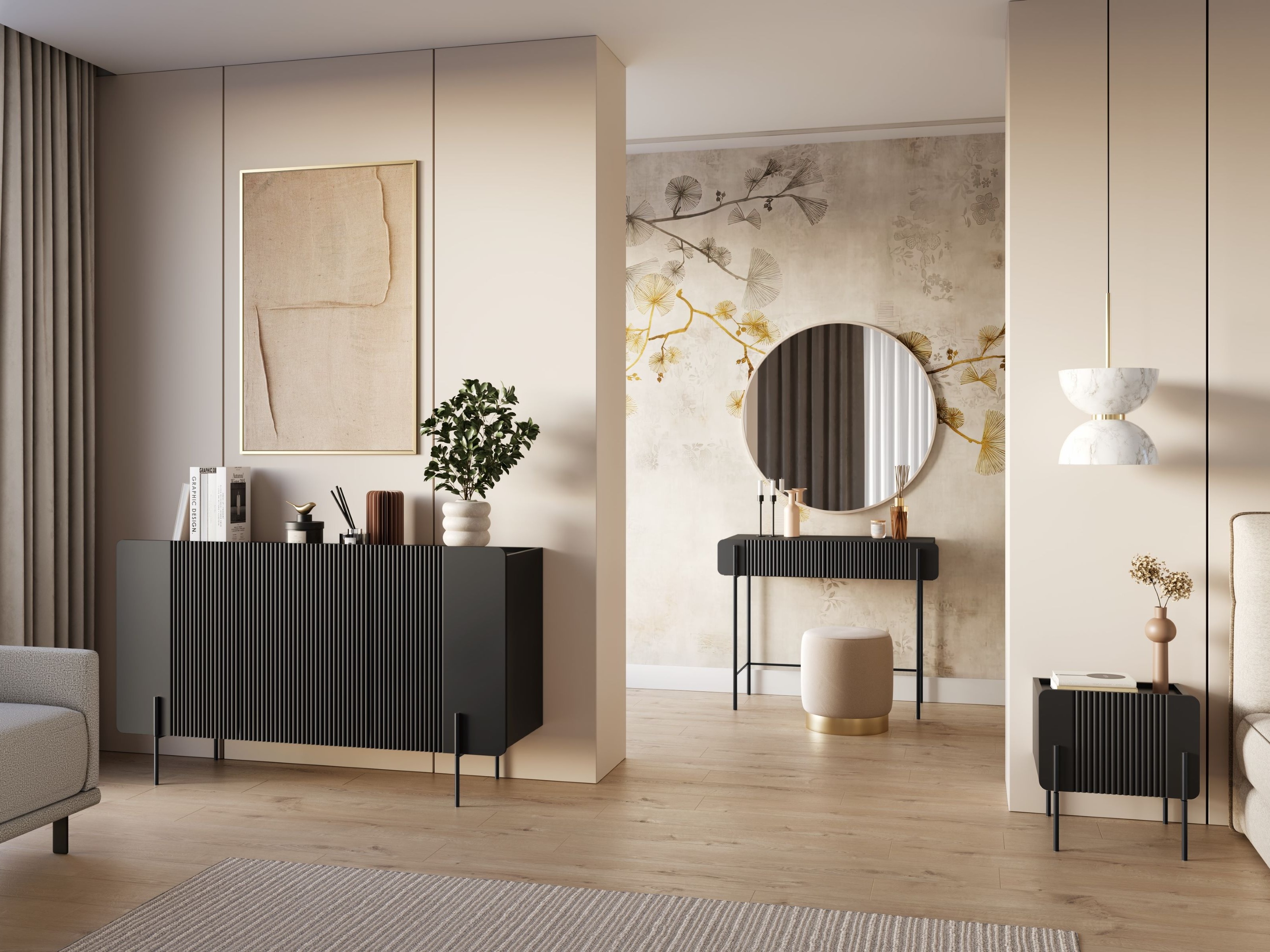 Konsole Etrvero 102 (Melns)