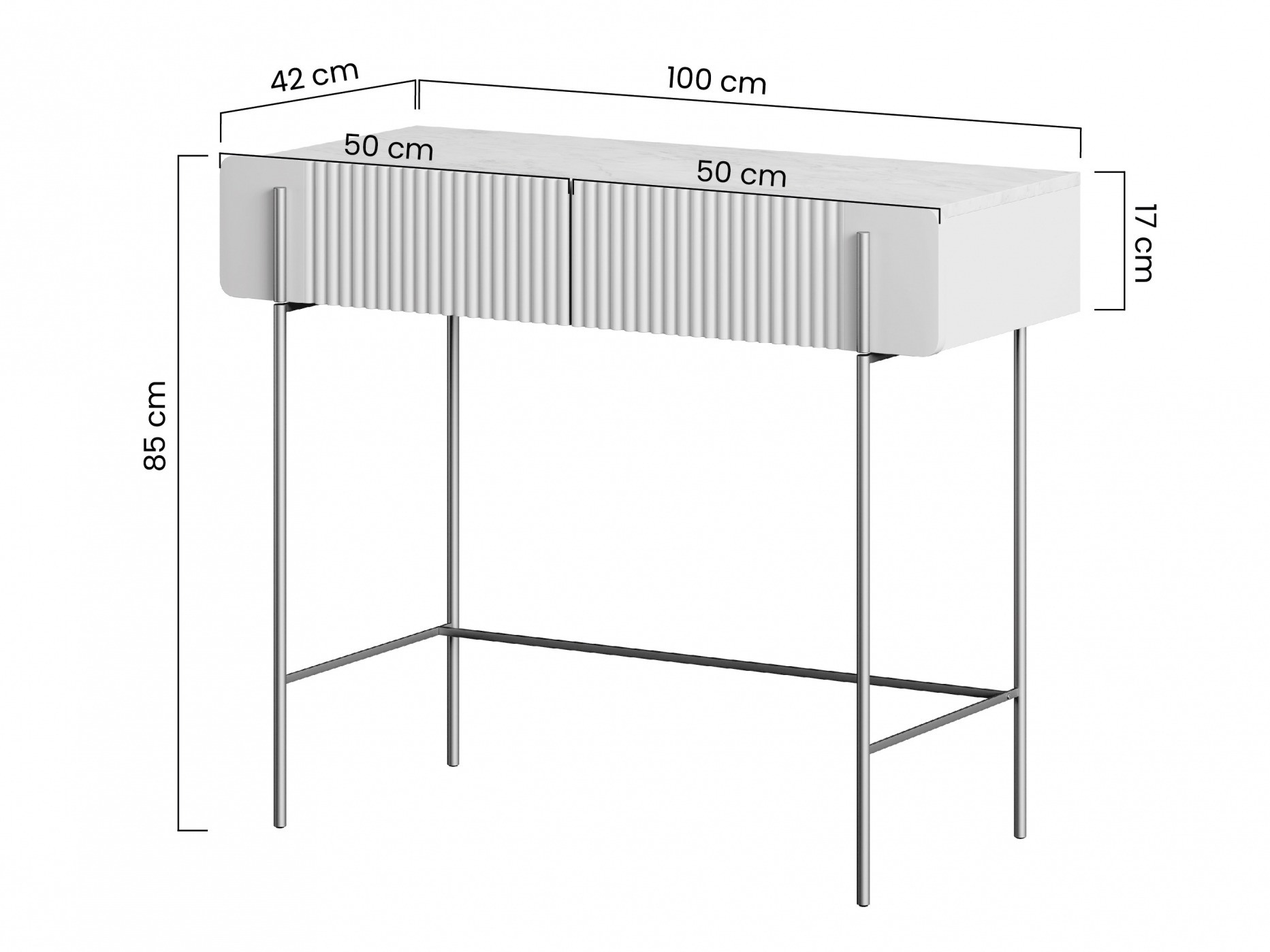 Konsole Etrvero 102 (Melns)