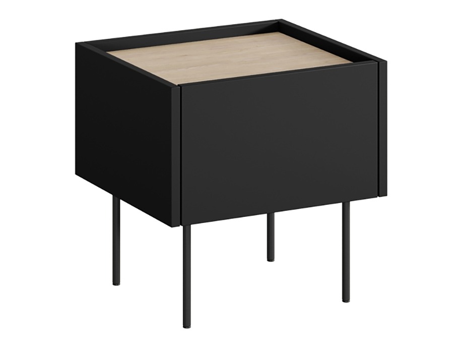 Naktsgaldiņš Tivdala 109 (Ozols + Matēts melns)