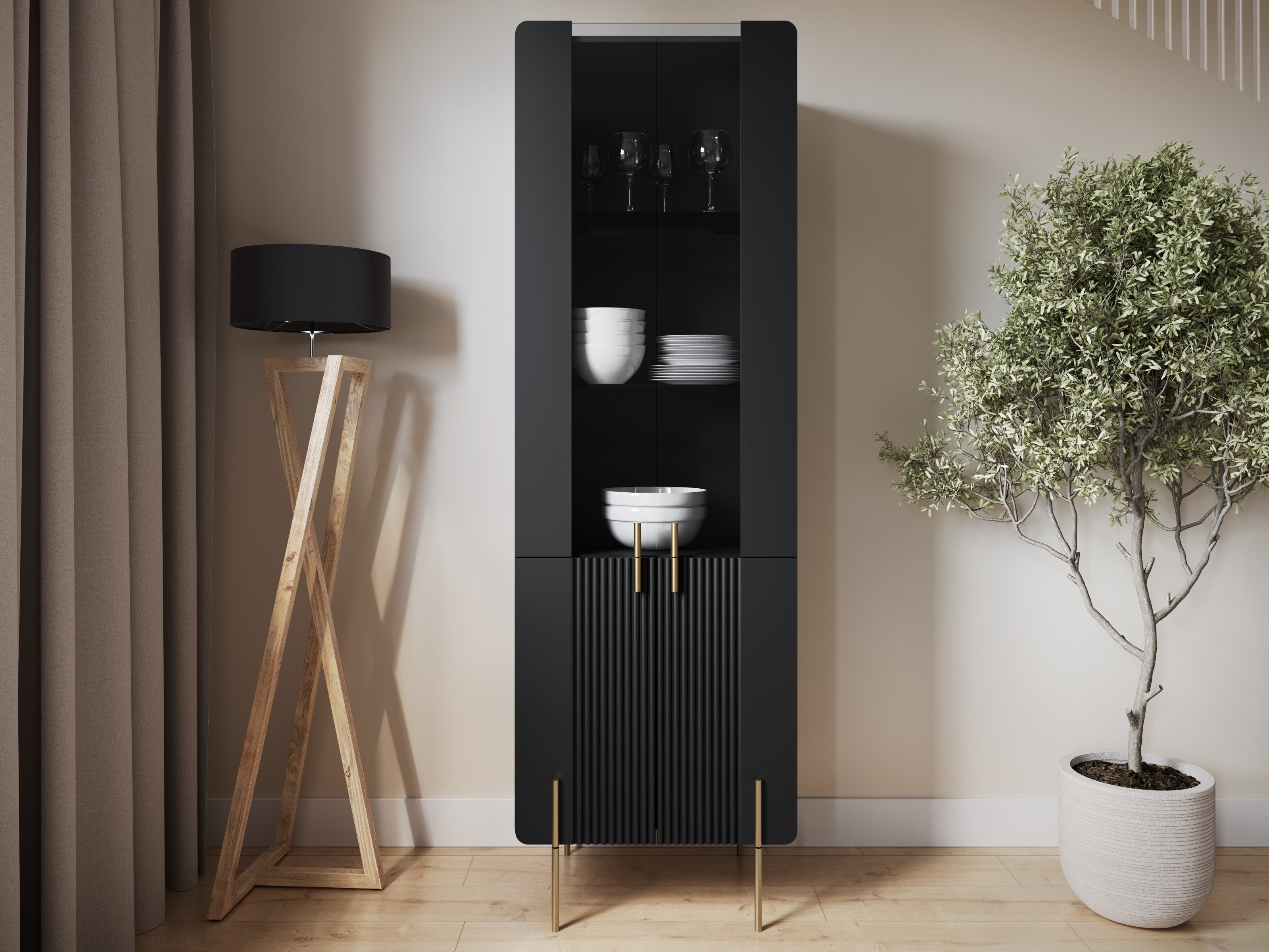 Plaukts Etrvero 103 (Melns)