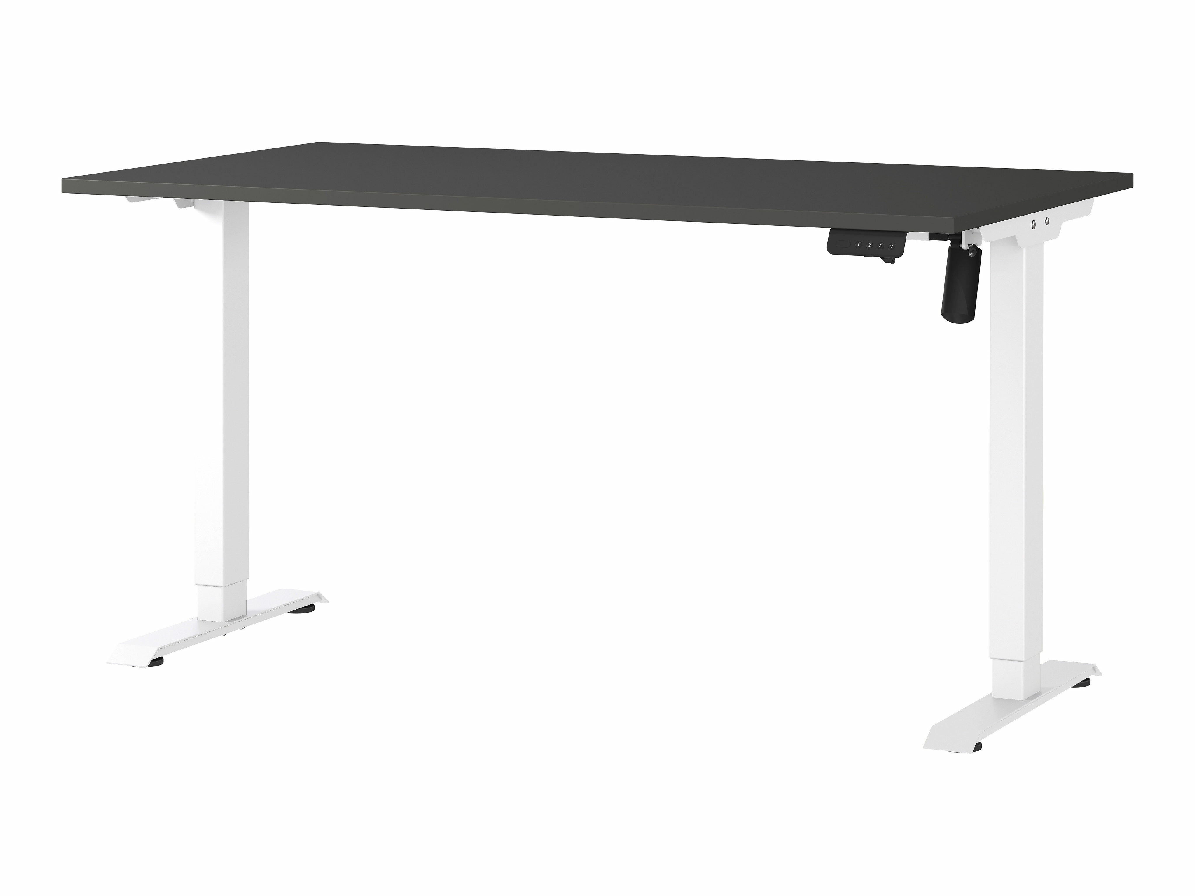 Рабочий стол с регулируемой высотой Lartesi 116 (Графит + Белый)