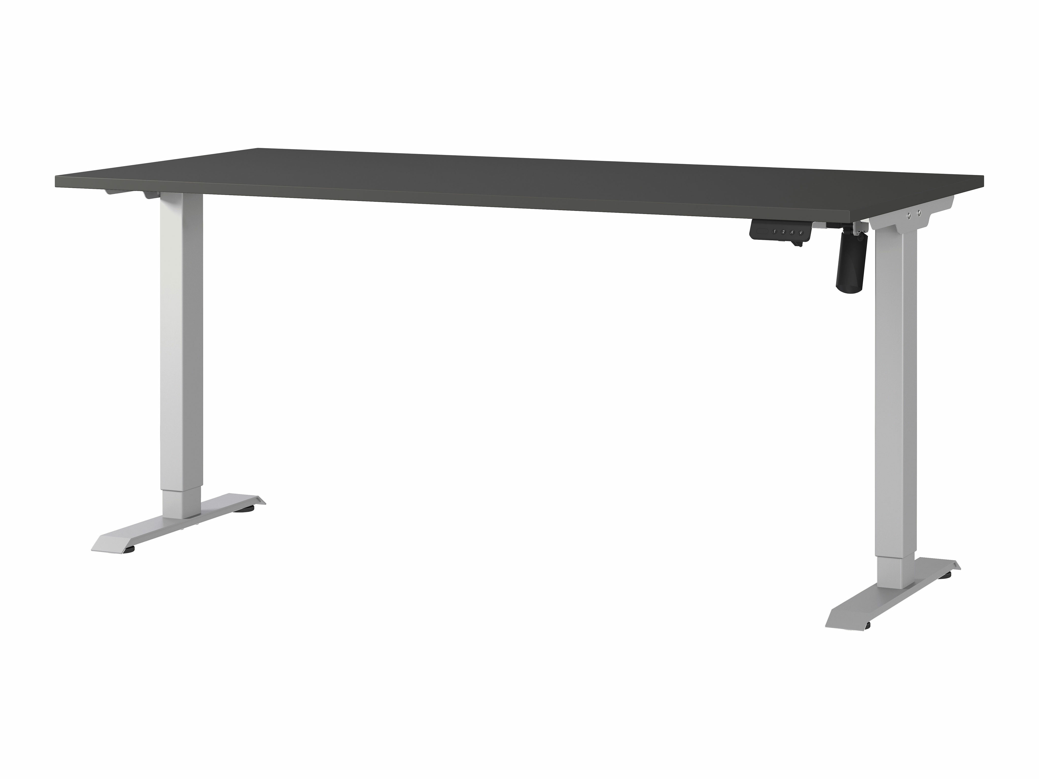 Рабочий стол с регулируемой высотой Lartesi 117 (Графит + Серебряный)