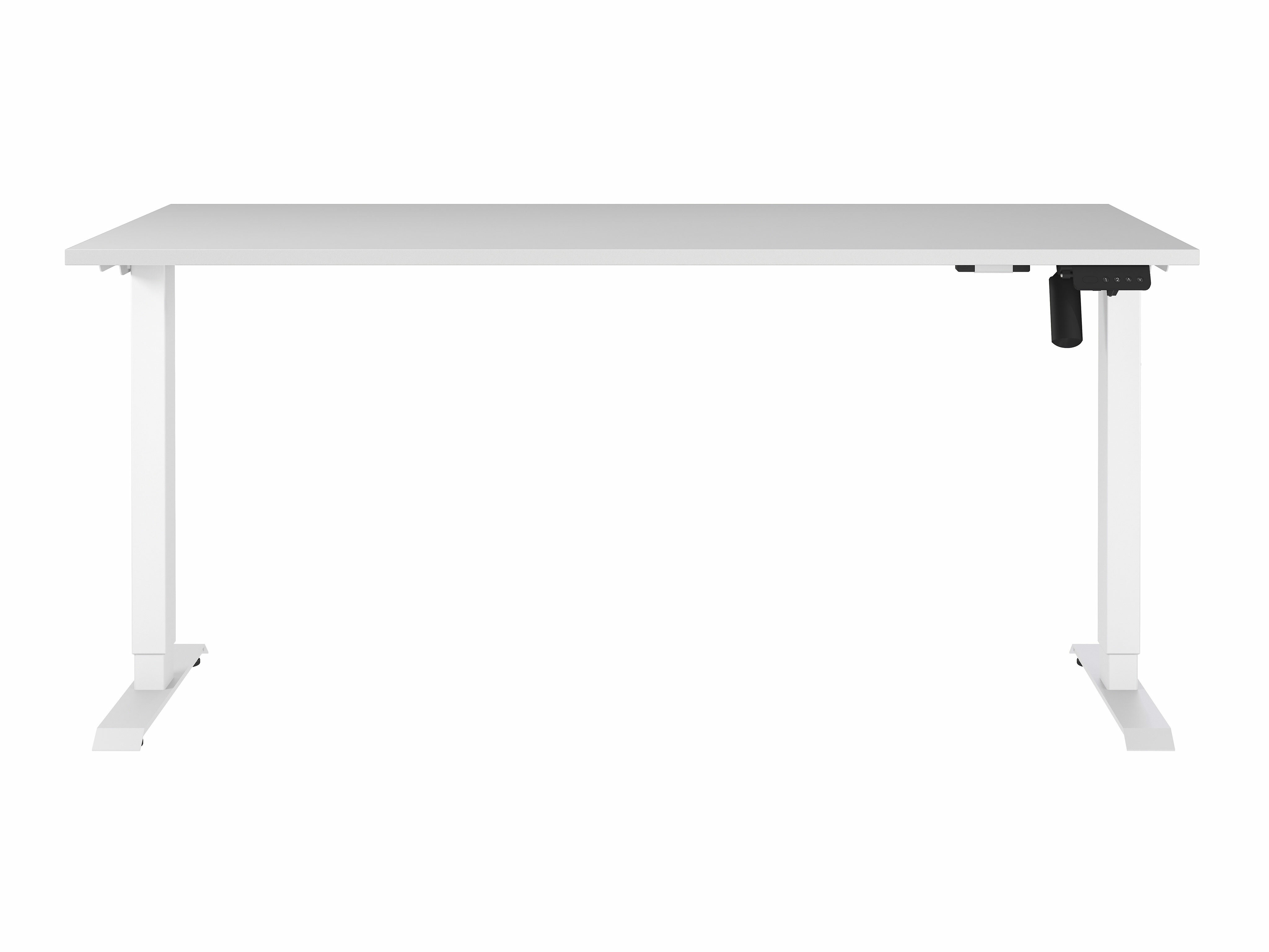 Рабочий стол с регулируемой высотой Lartesi 117 (Светло-серый + Белый)