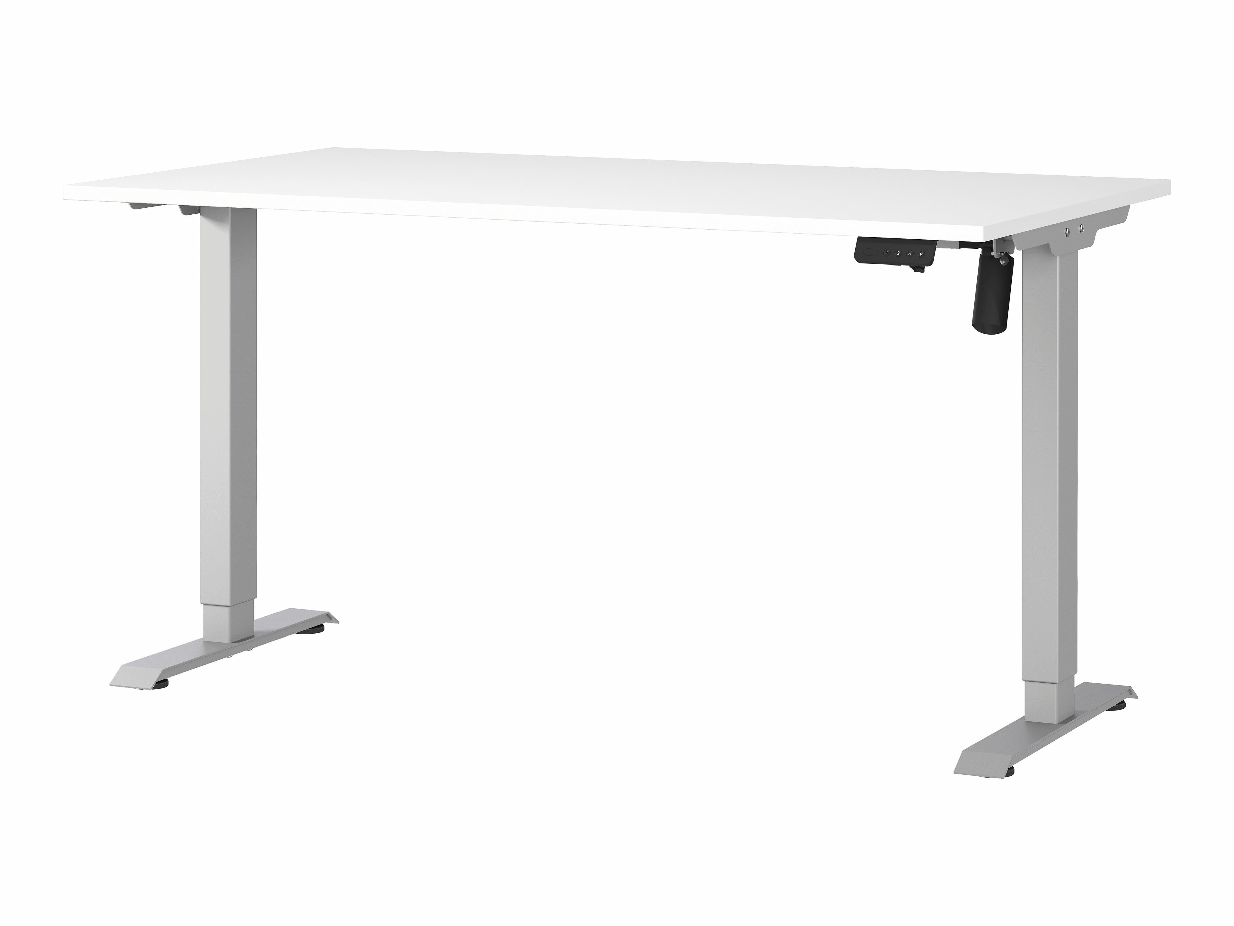 Rakstāmgalds ar regulējamu augstumu Lartesi 116 (Balts + Sudraba)