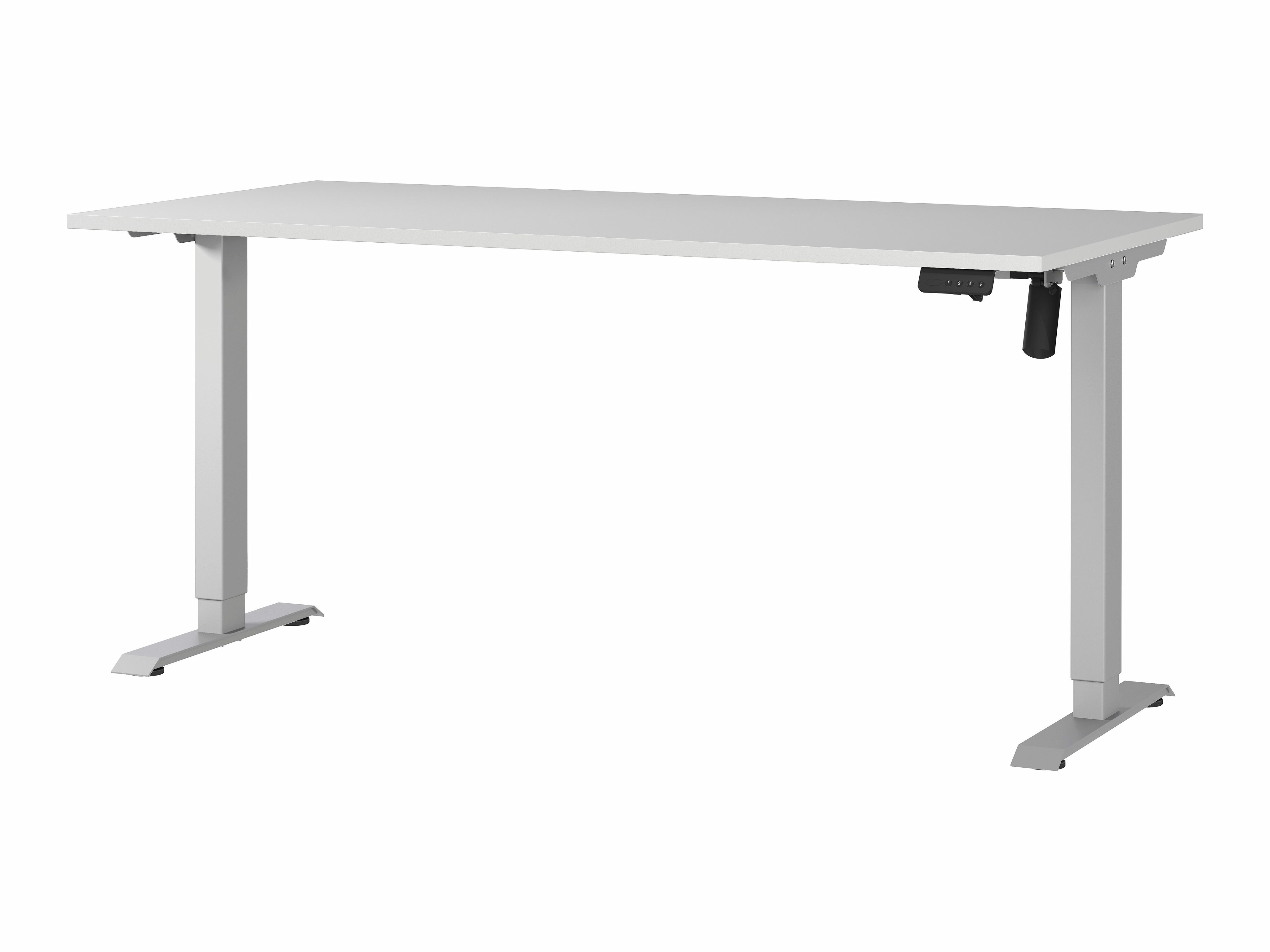 Rakstāmgalds ar regulējamu augstumu Lartesi 117 (Gaiši pelēks + Sudraba)
