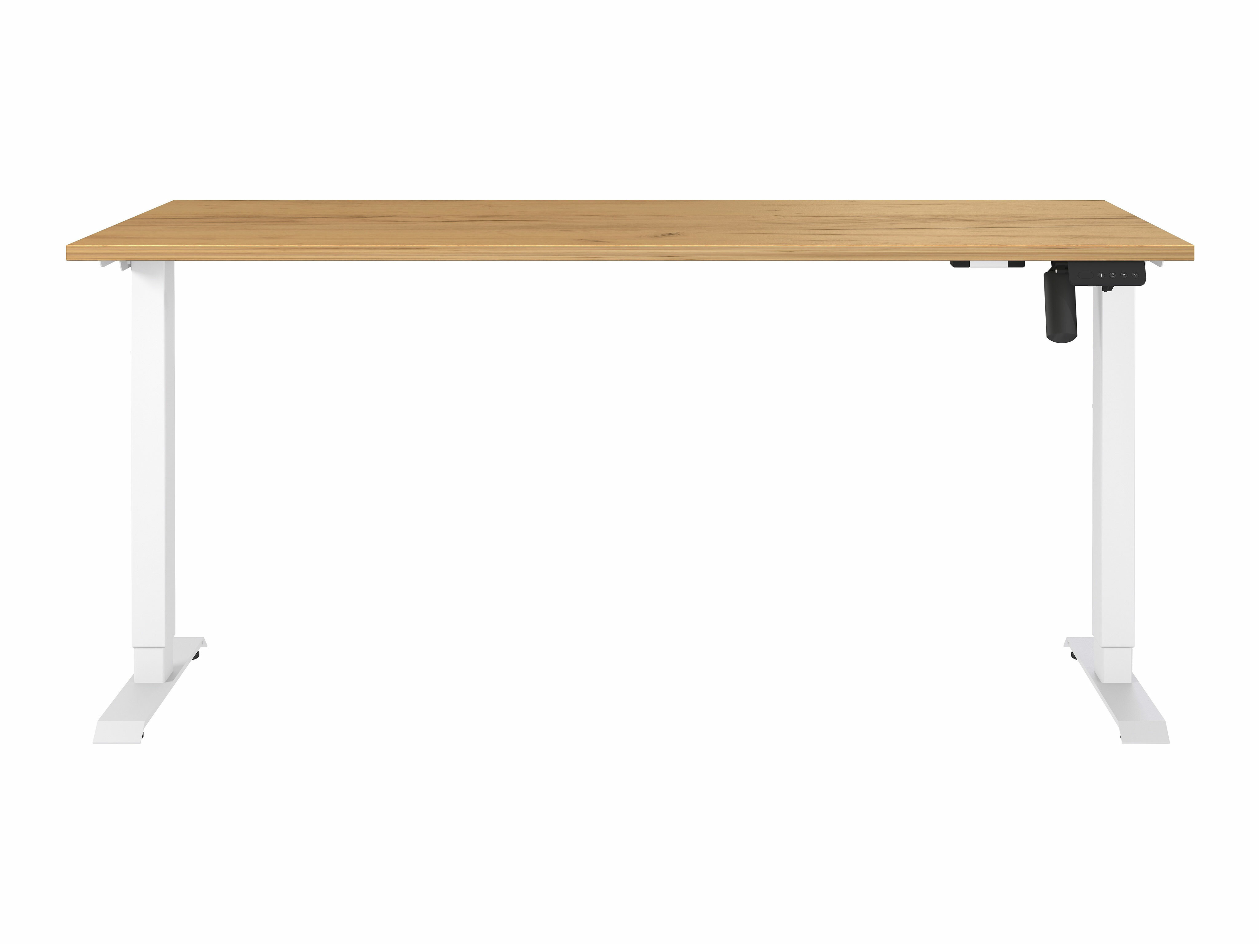 Rakstāmgalds ar regulējamu augstumu Lartesi 117 (Navarra ozols + Balts)