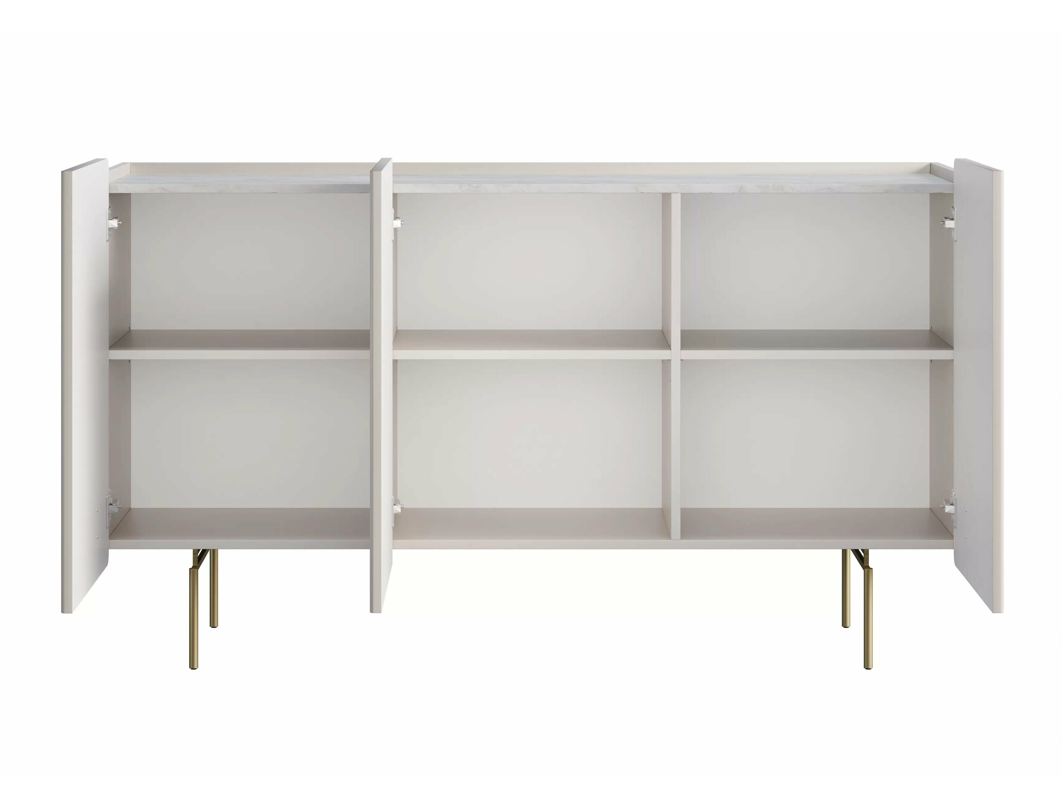 Skapis Etrvero 101 (Kašmirs + Balts marmors)