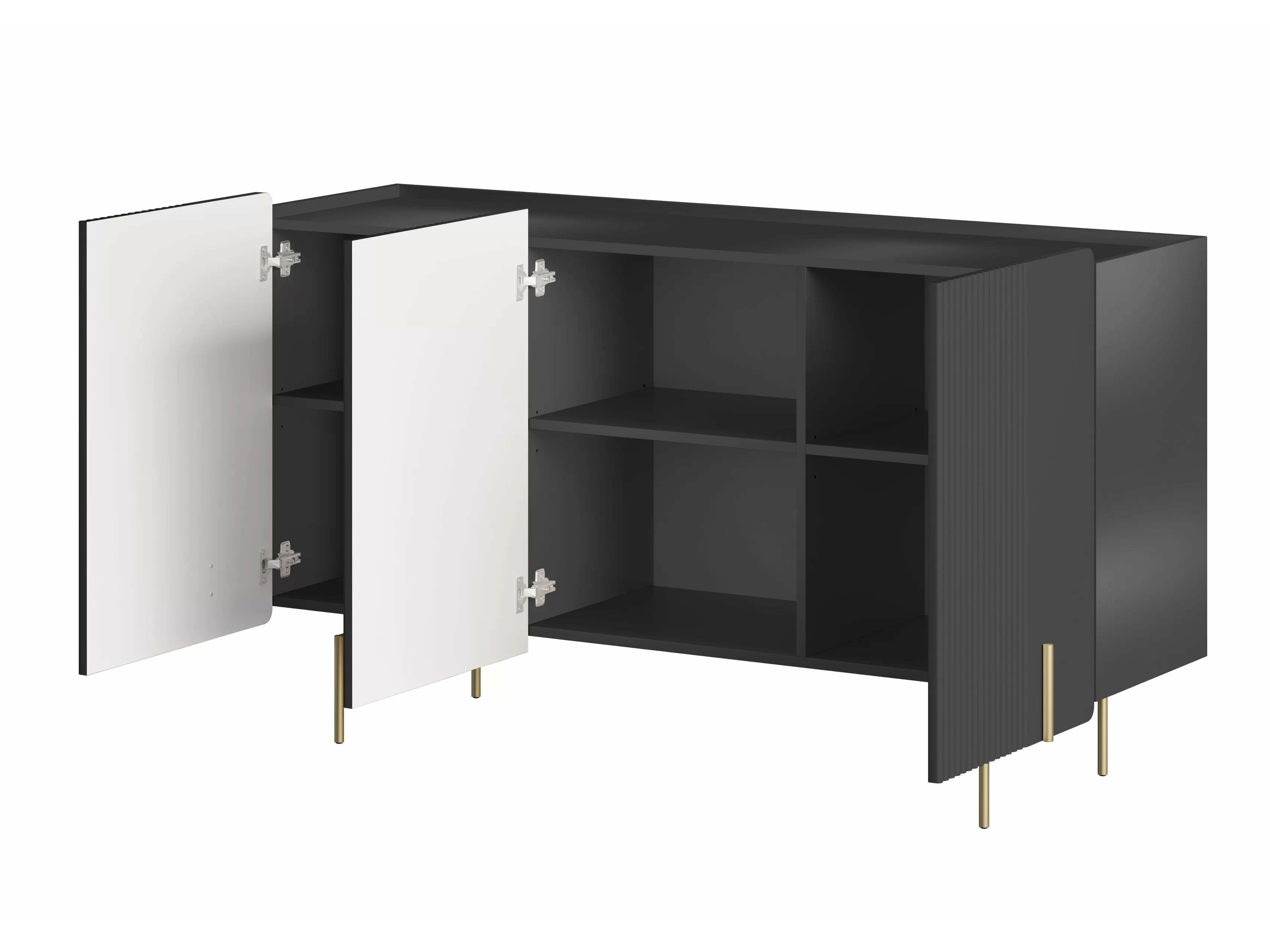 Skapis Etrvero 101 (Melns)