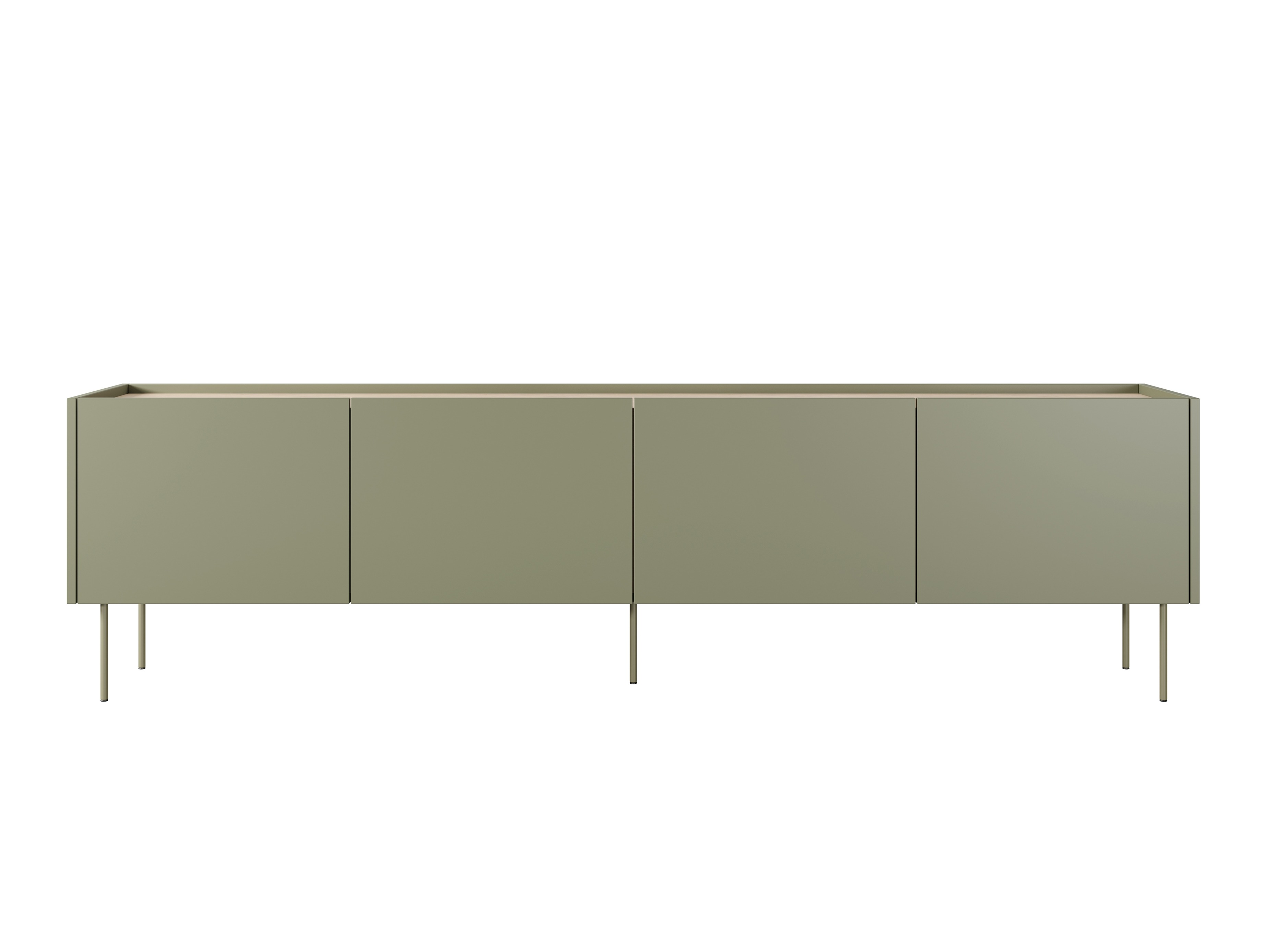 TV galds Tivdala 107 (Matēts zaļš + Ozols)