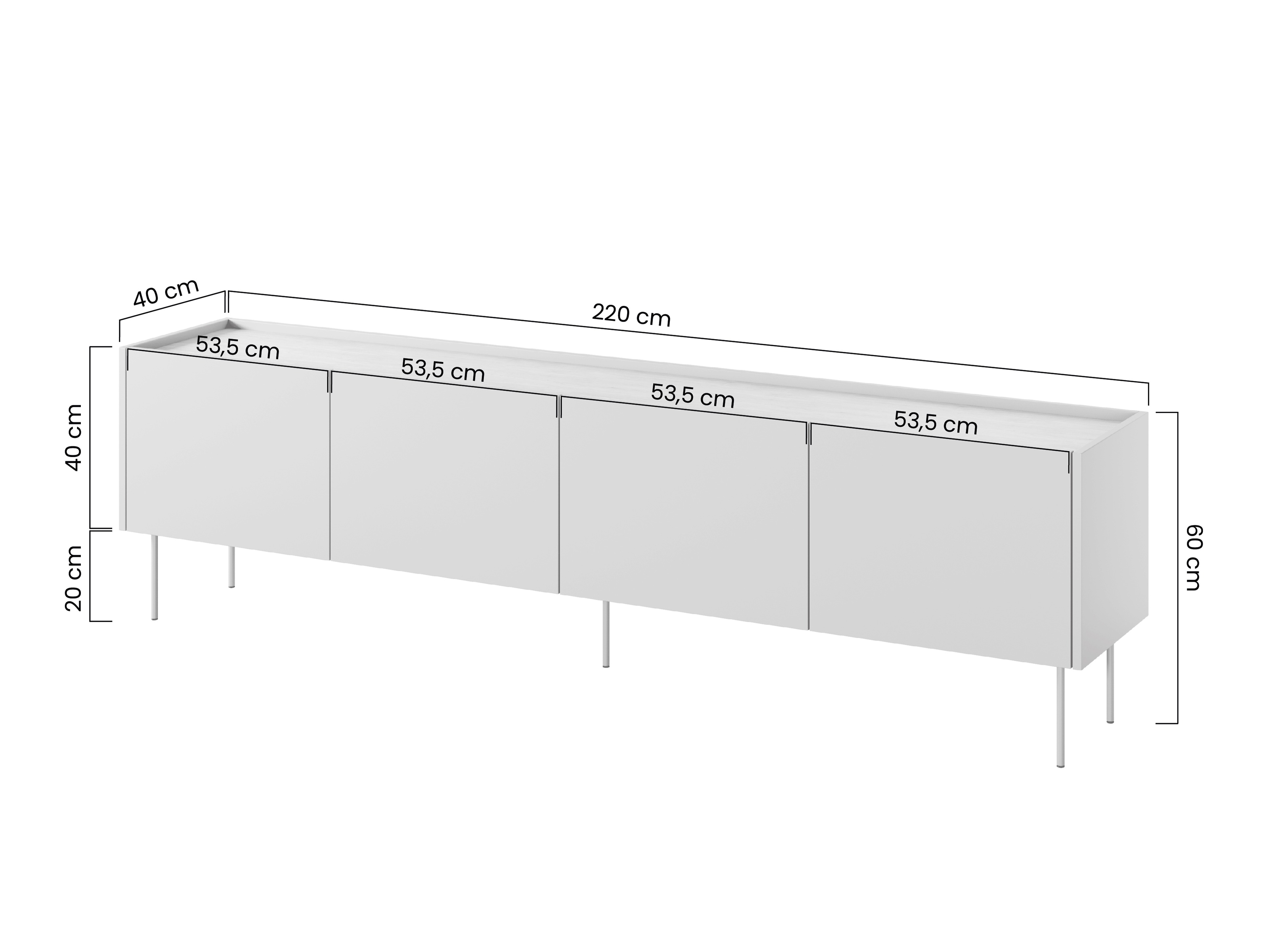TV galds Tivdala 107 (Matēts zaļš + Ozols)