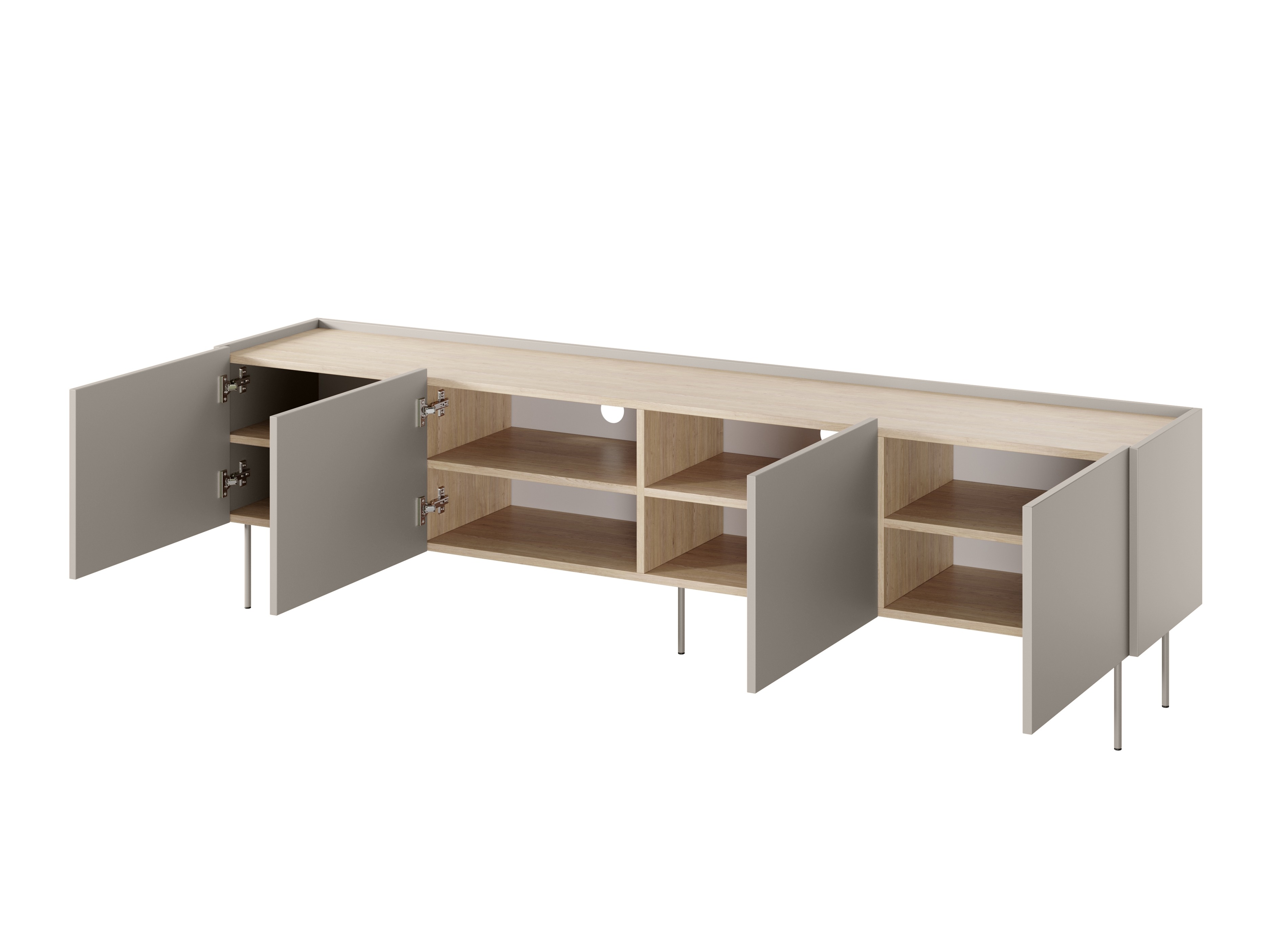 ТВ тумба Tivdala 107 (Кашемир + Дуб)