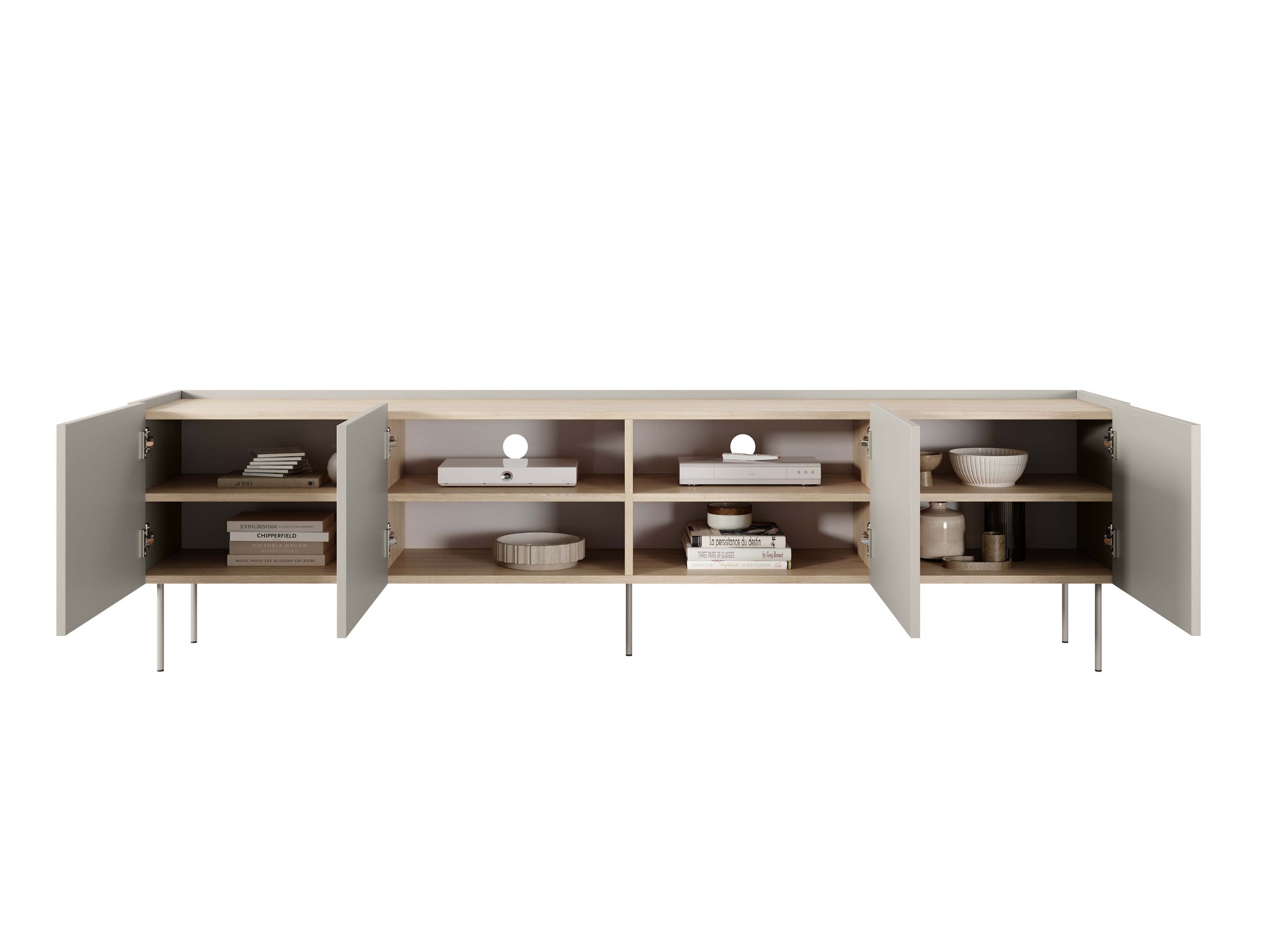 ТВ тумба Tivdala 107 (Кашемир + Дуб)