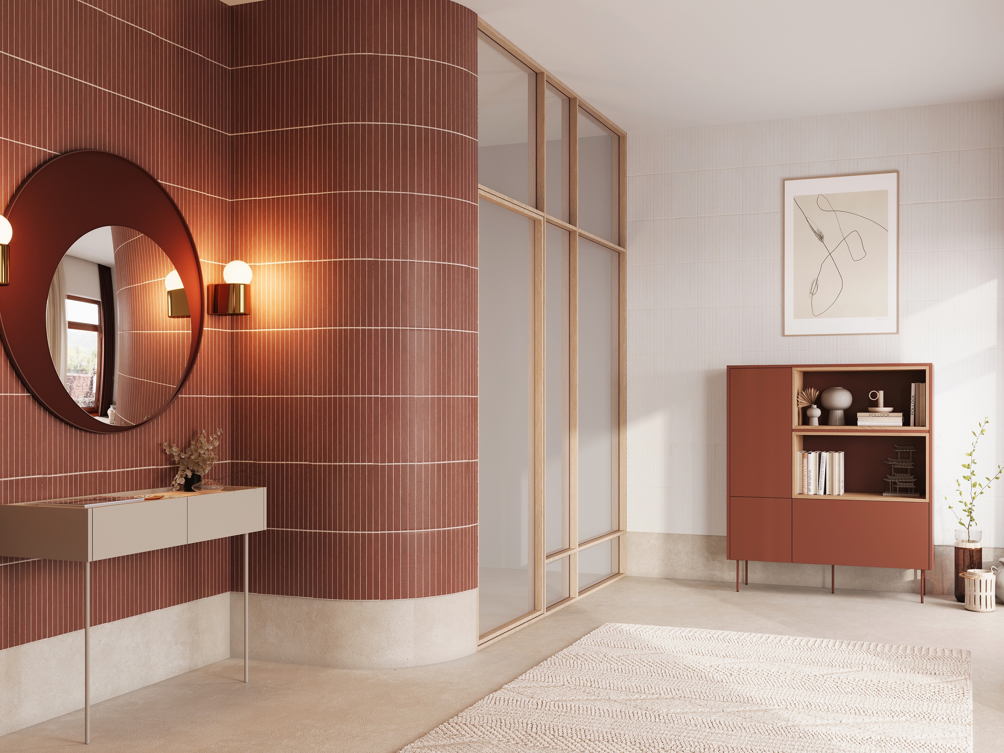 Konsole Tivdala 110 (Ozols + Kašmirs)