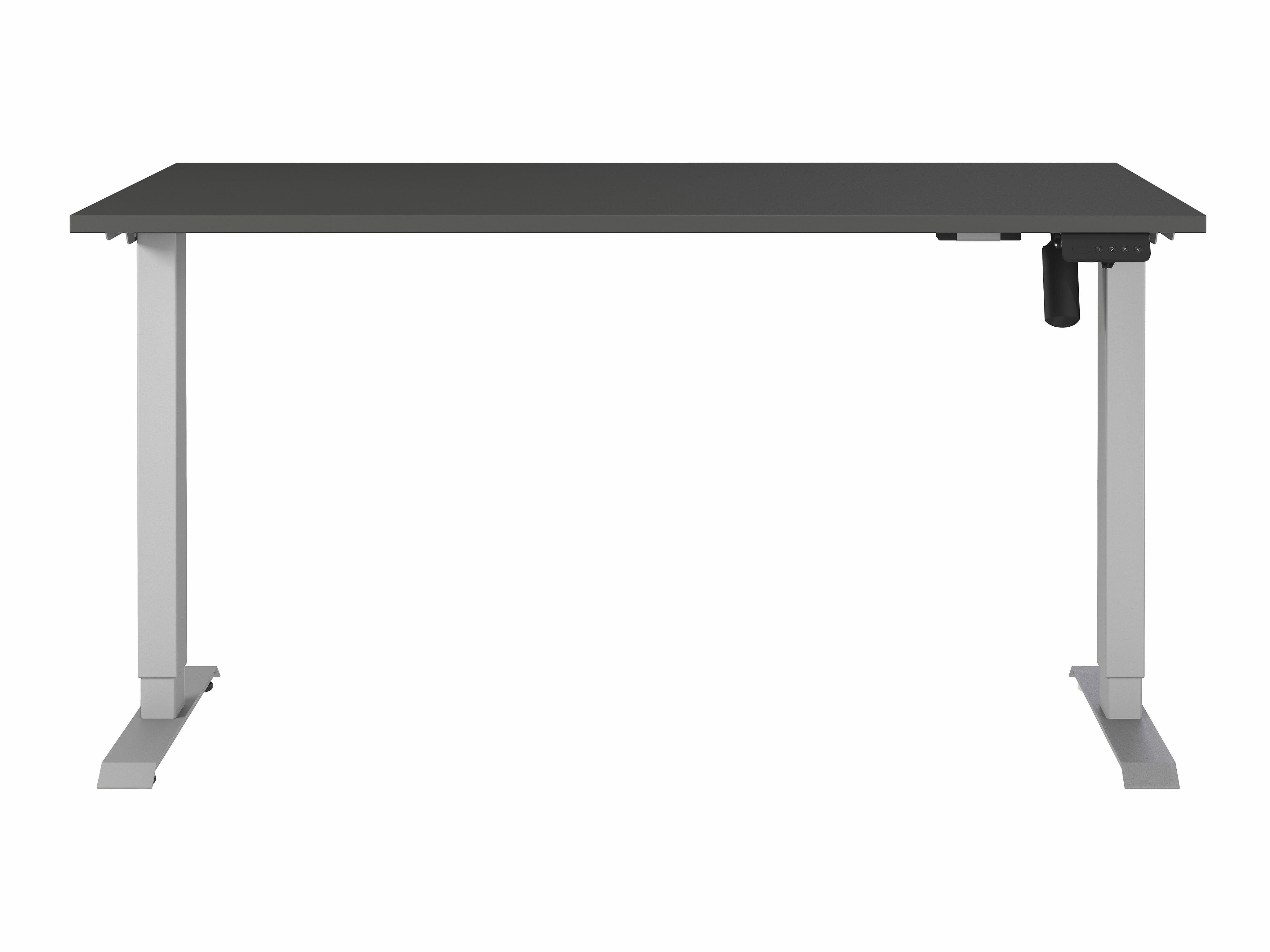 Рабочий стол с регулируемой высотой Lartesi 116 (Графит + Серебряный)