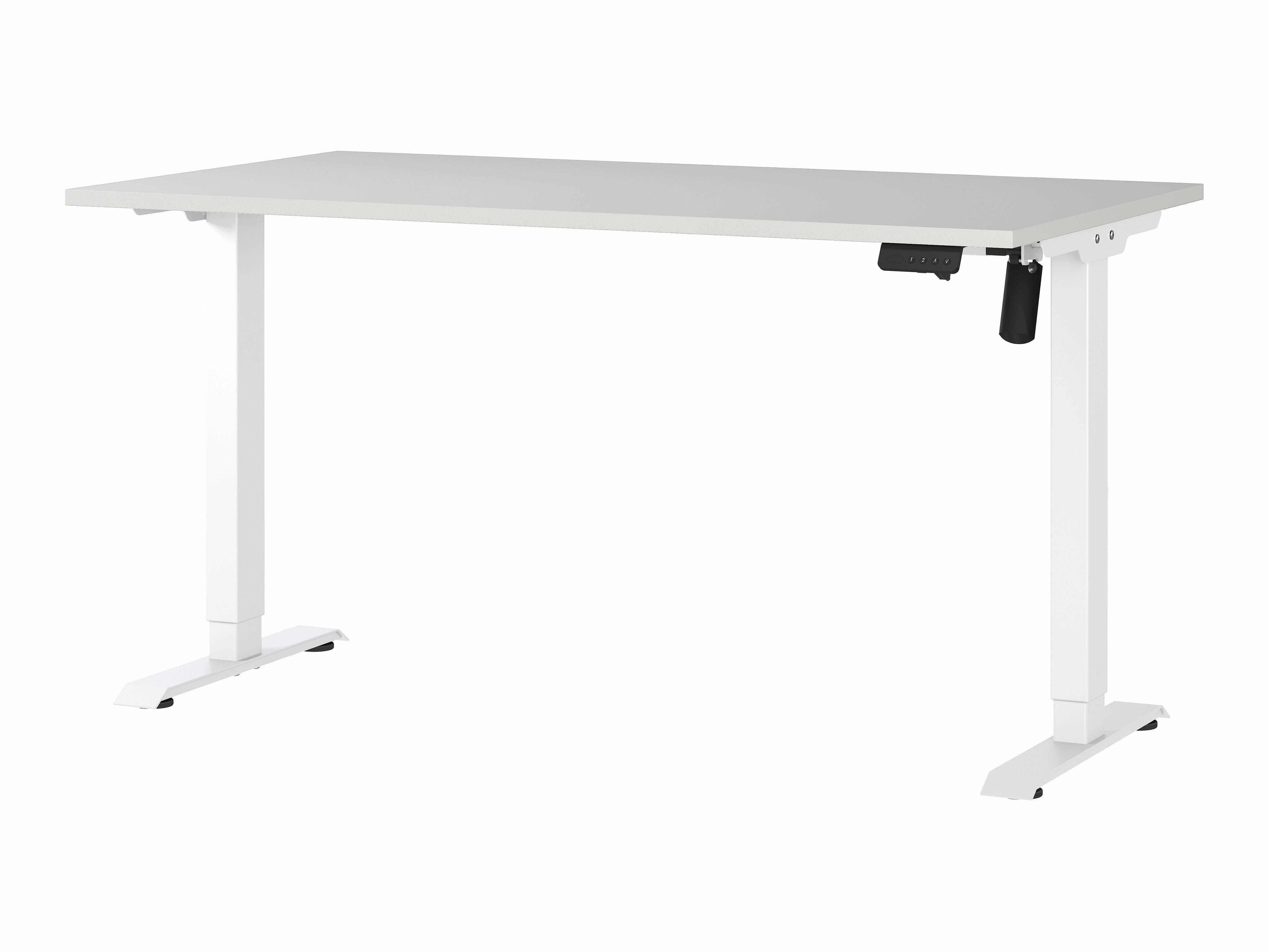 Рабочий стол с регулируемой высотой Lartesi 116 (Светло-серый + Белый)