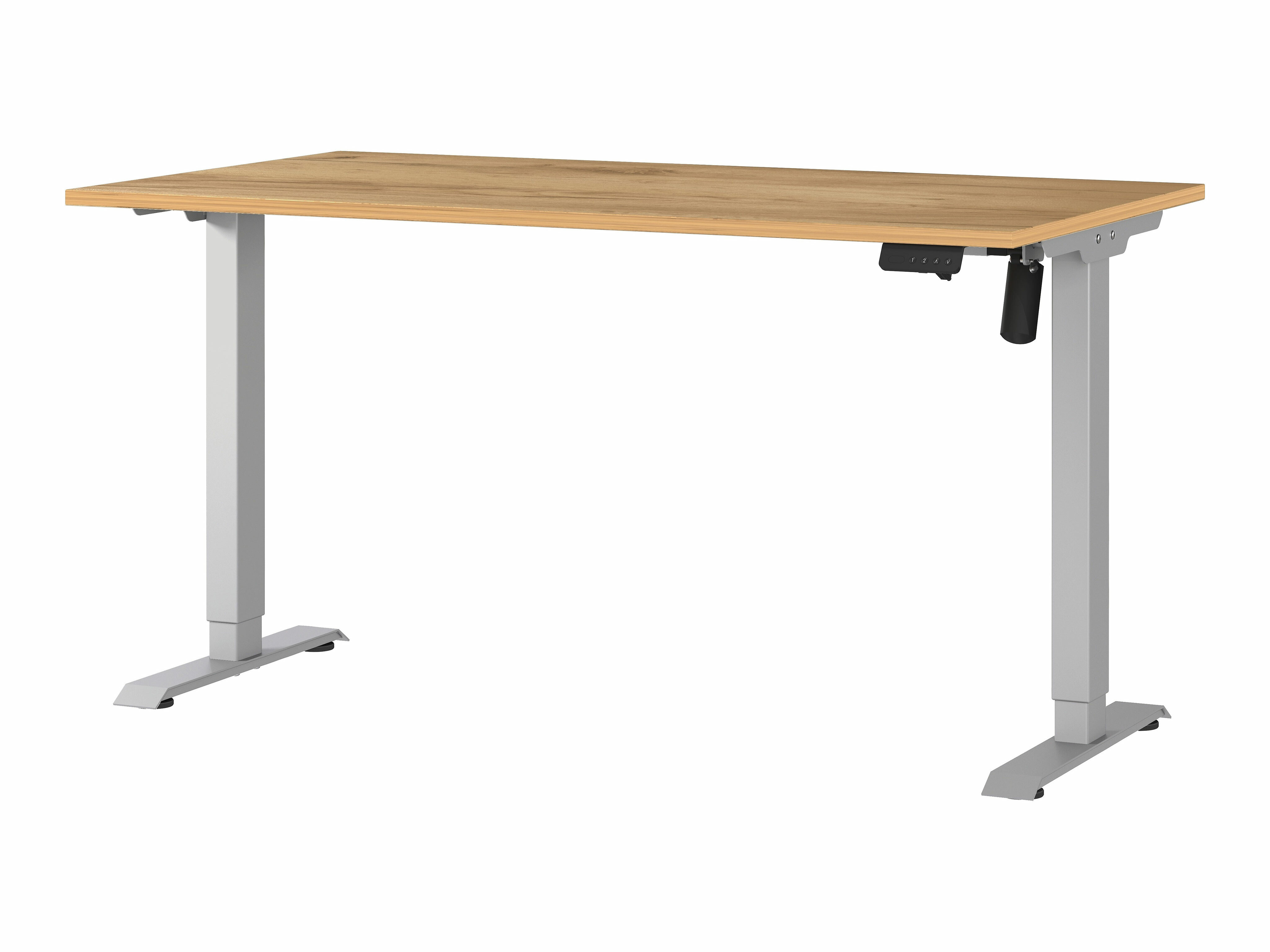 Rakstāmgalds ar regulējamu augstumu Lartesi 116 (Navarra ozols + Sudraba)