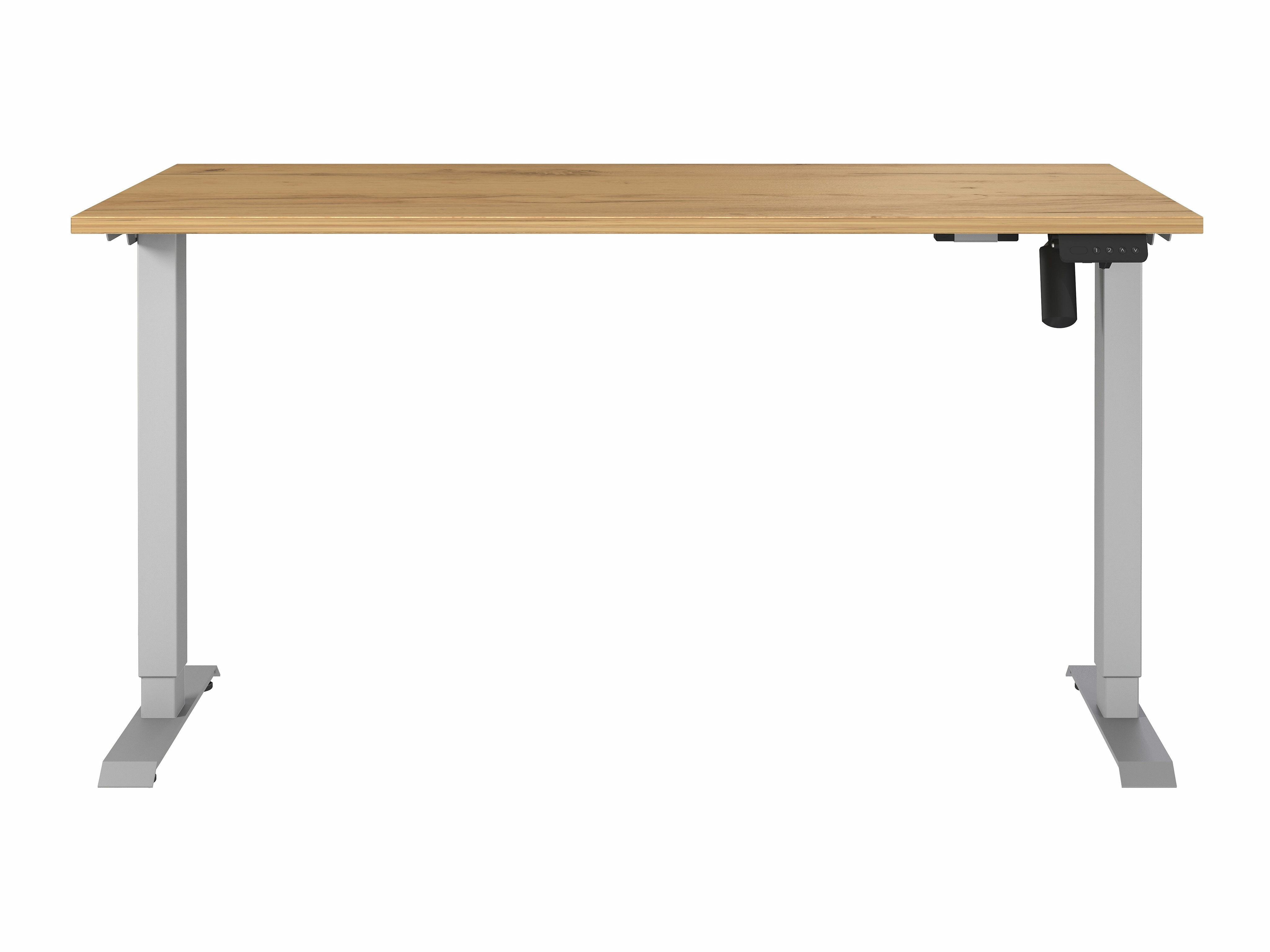 Rakstāmgalds ar regulējamu augstumu Lartesi 116 (Navarra ozols + Sudraba)