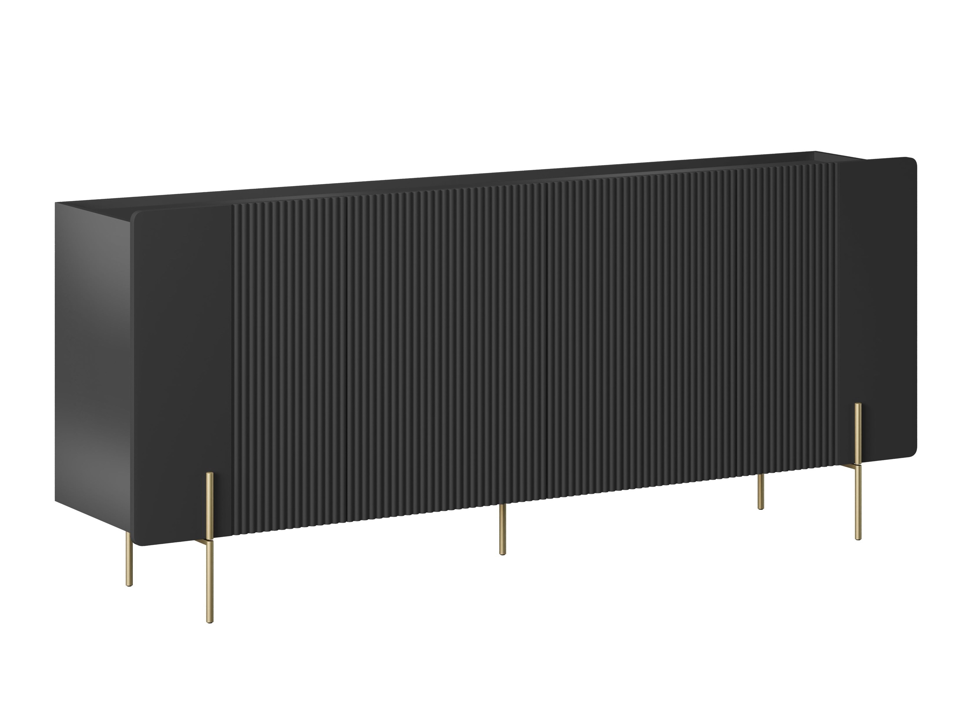 Skapis Etrvero 105 (Melns)