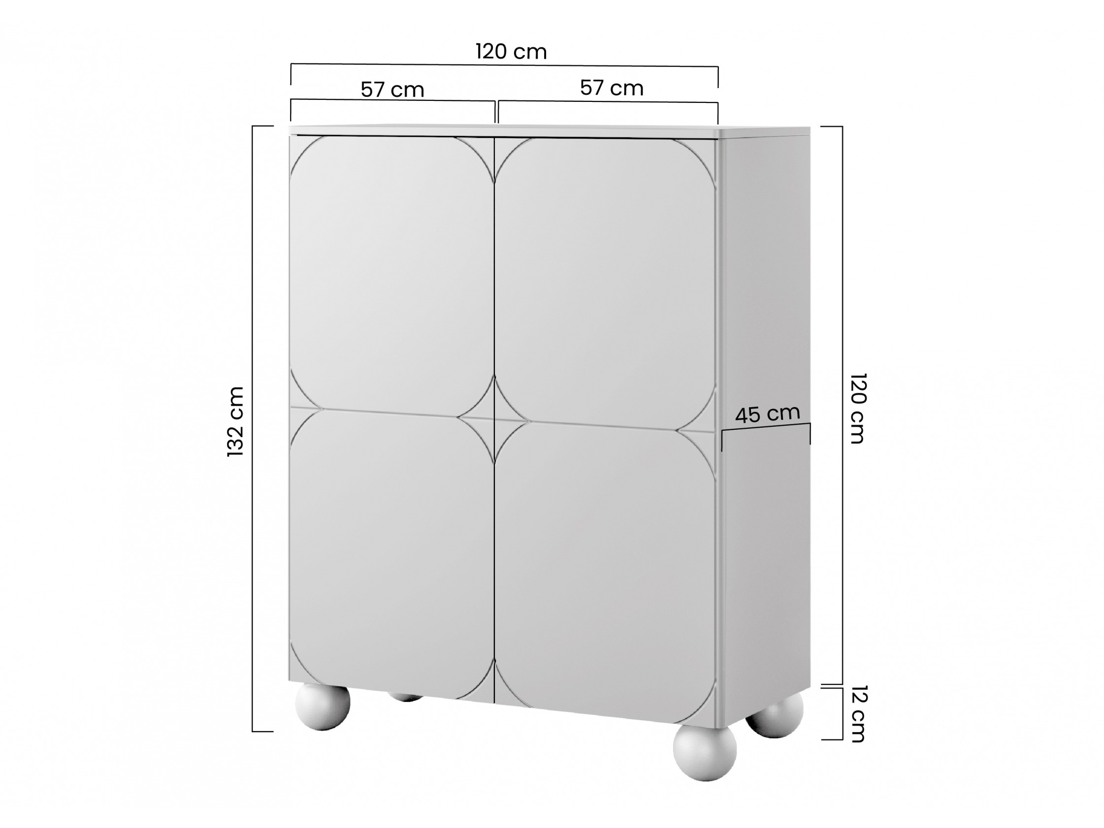 Skapis Vencali 104 (Kašmirs)