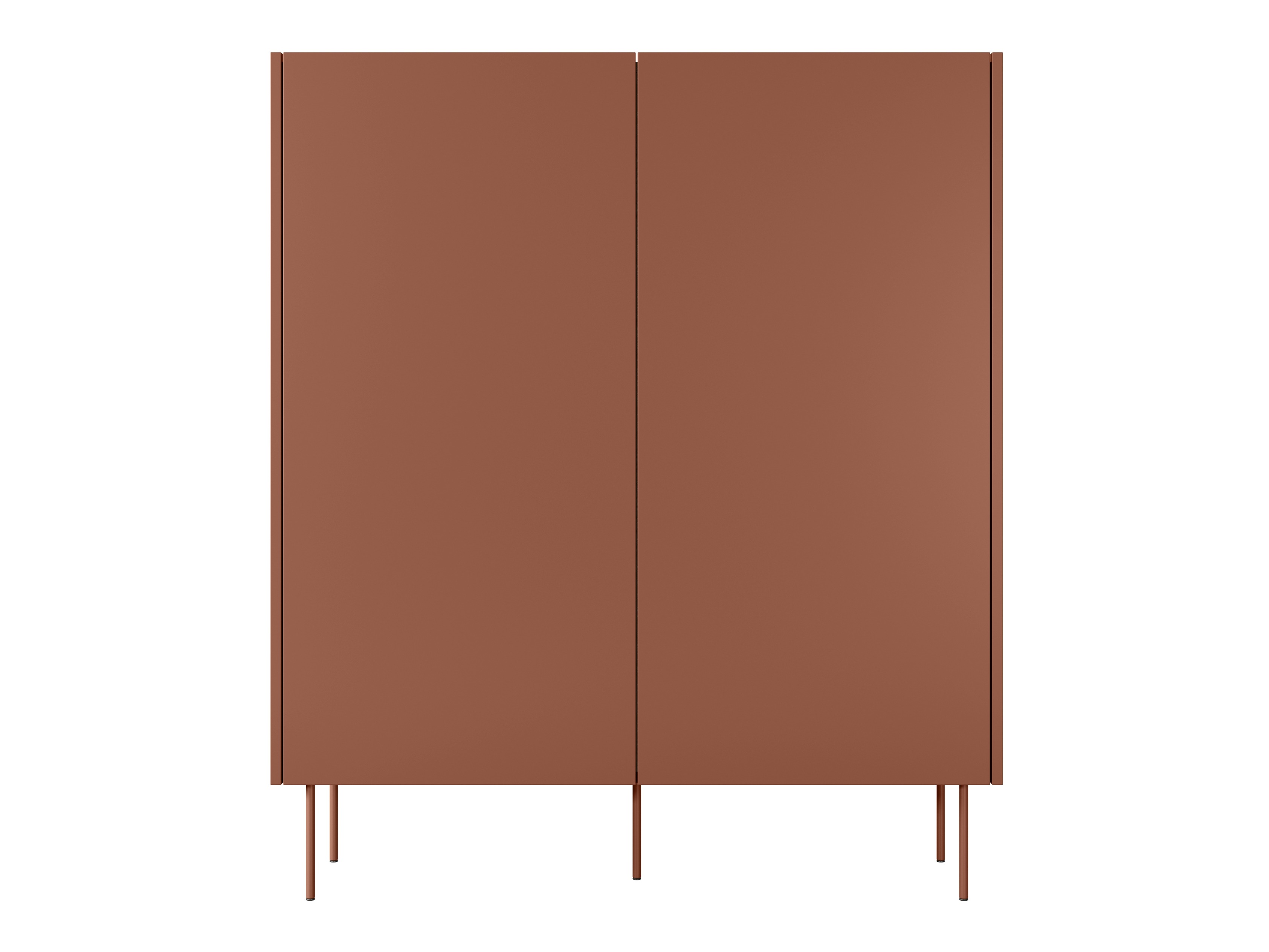 Стеллаж Tivdala 111 (Дуб + Матово-красный)