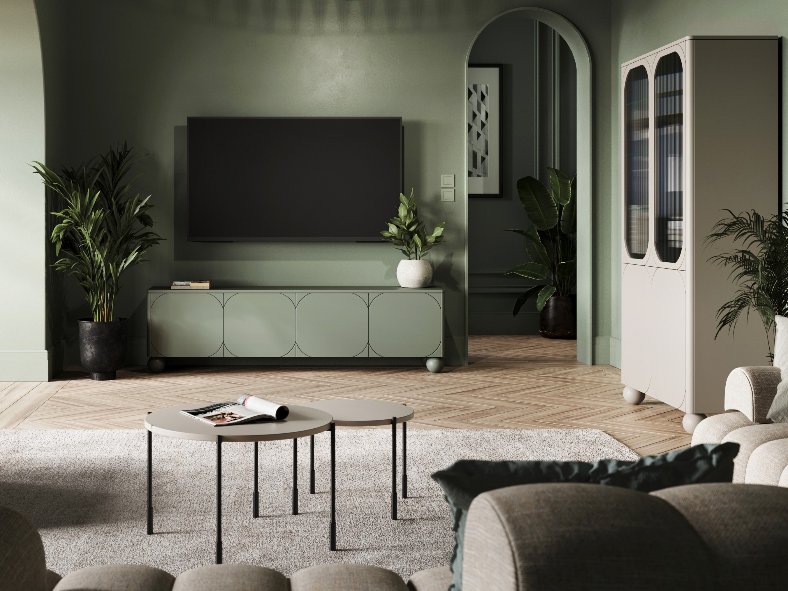 Стеллаж Vencali 105 (Кашемир)