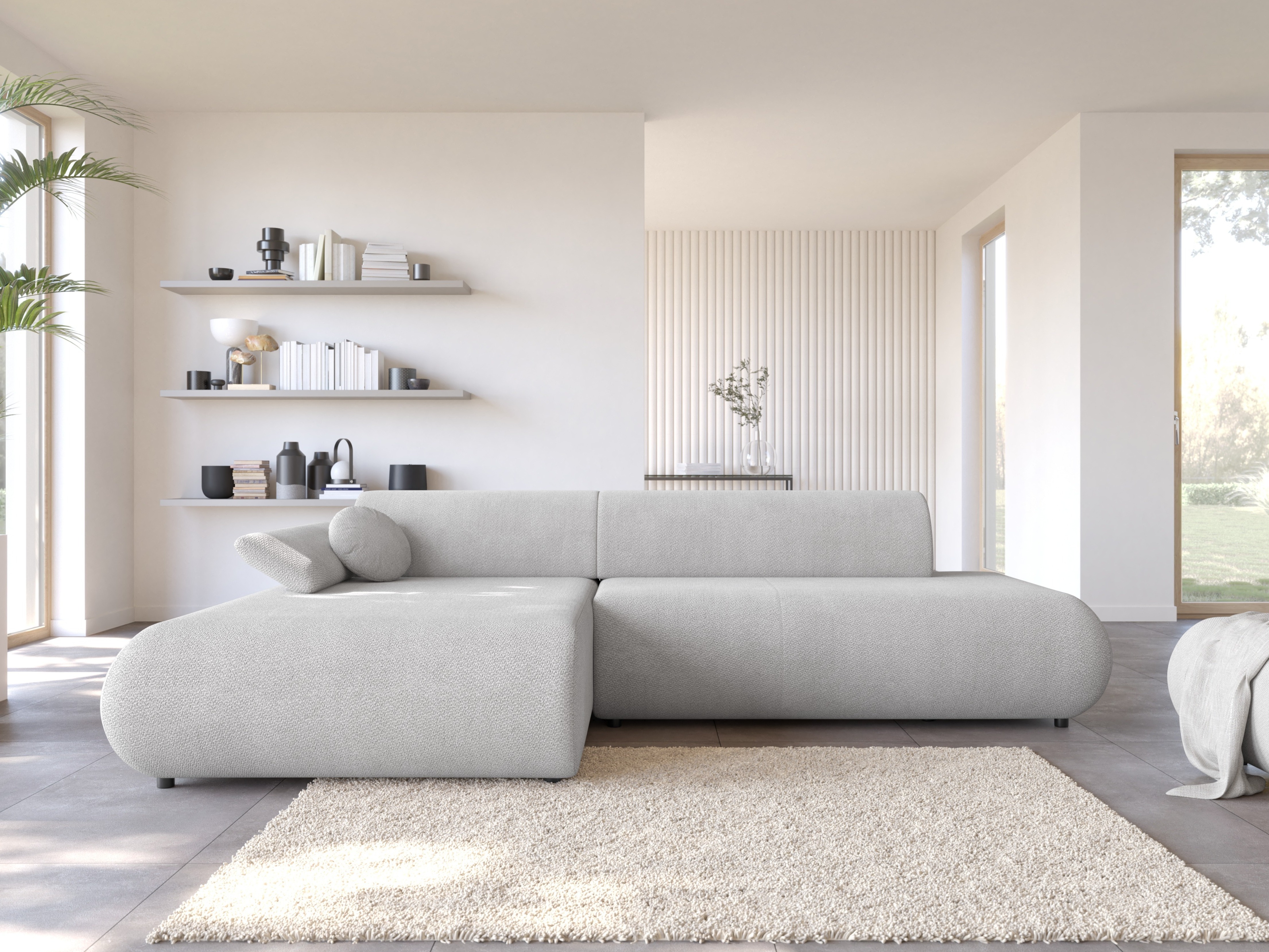 Stūra dīvāns Kingston 183 (Vinci 07)