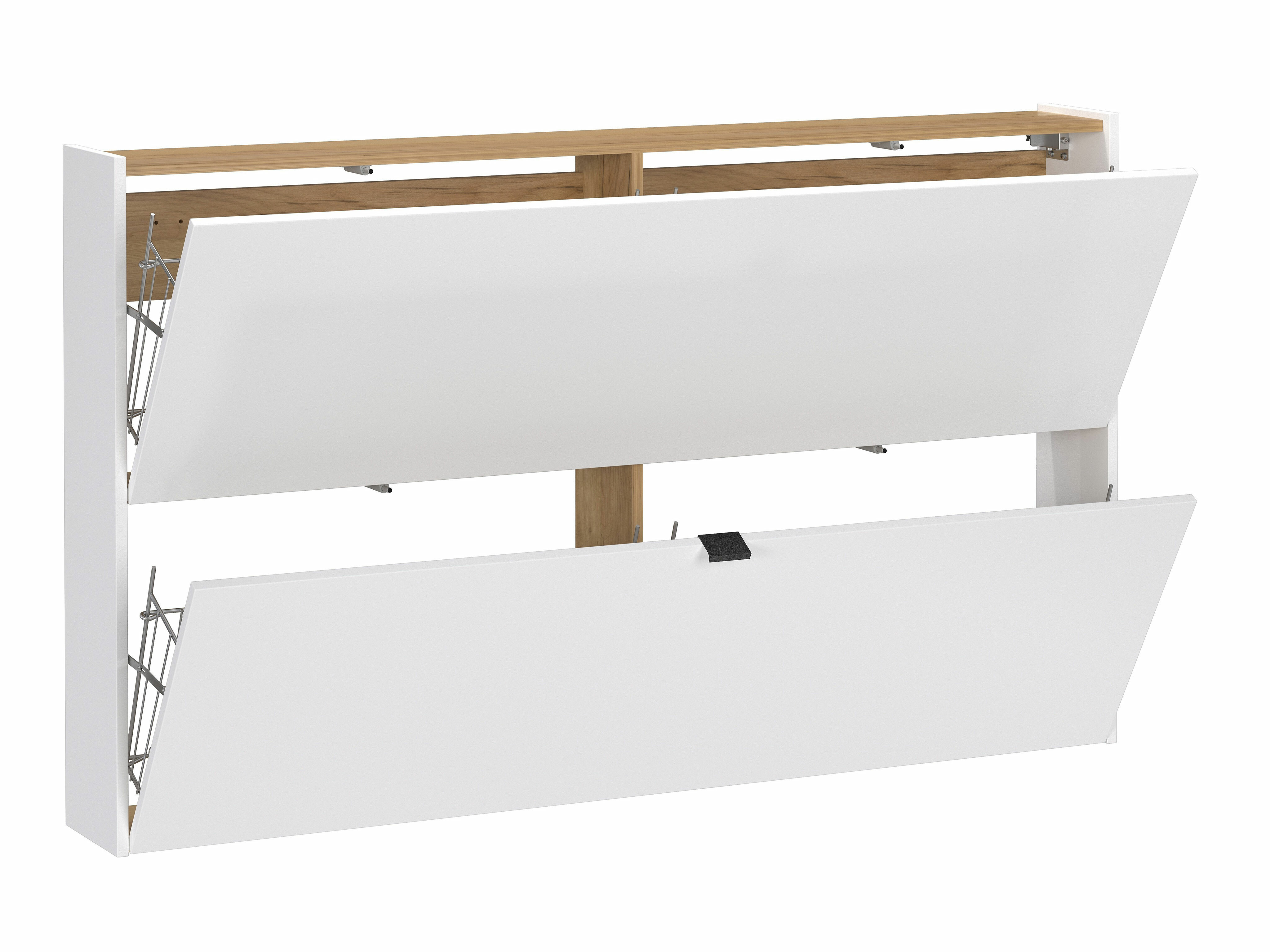 Тумба для обуви Cirsale 108 (Белый + Navarra дуб)