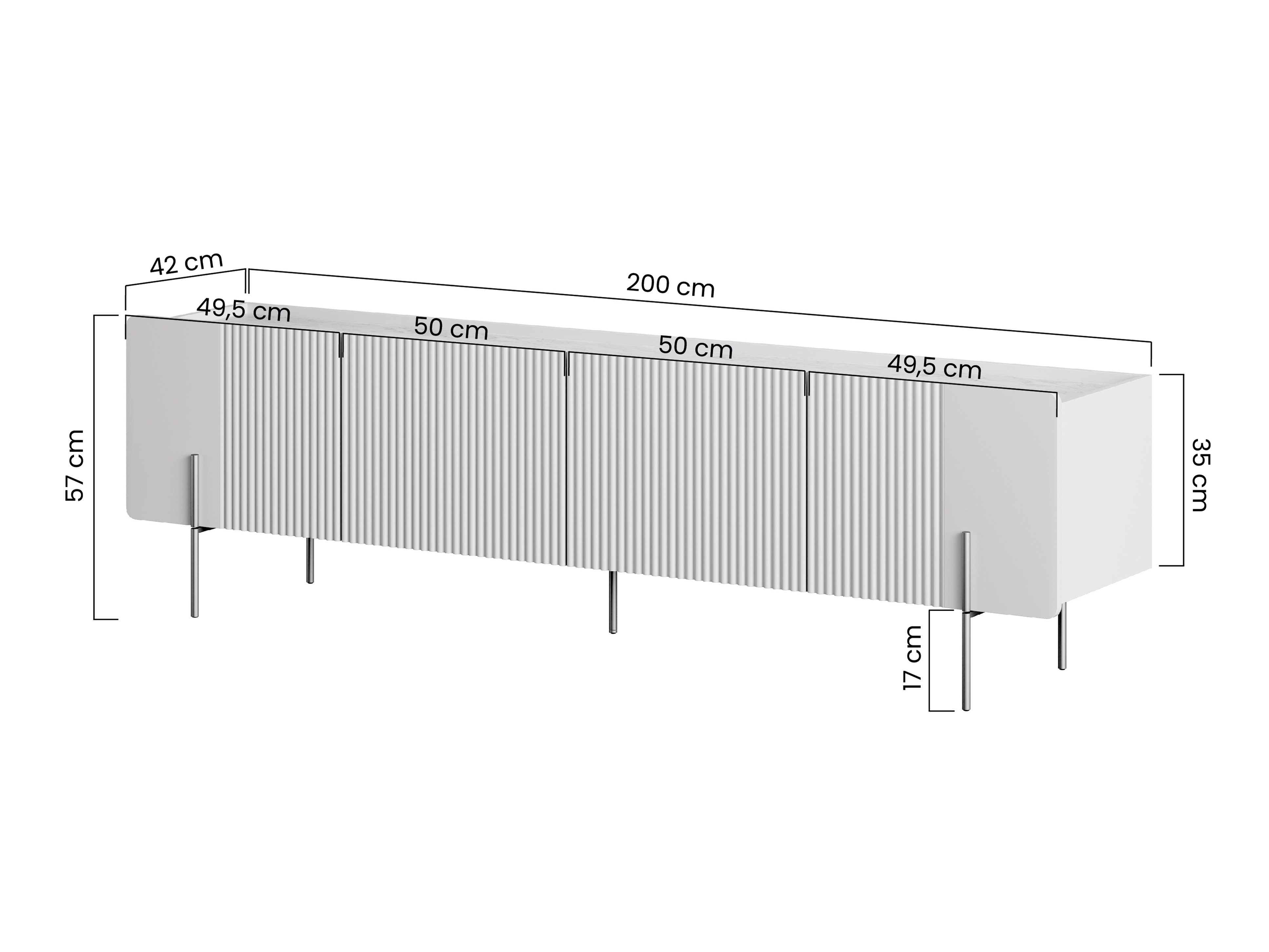 TV galds Etrvero 107 (Kašmirs)
