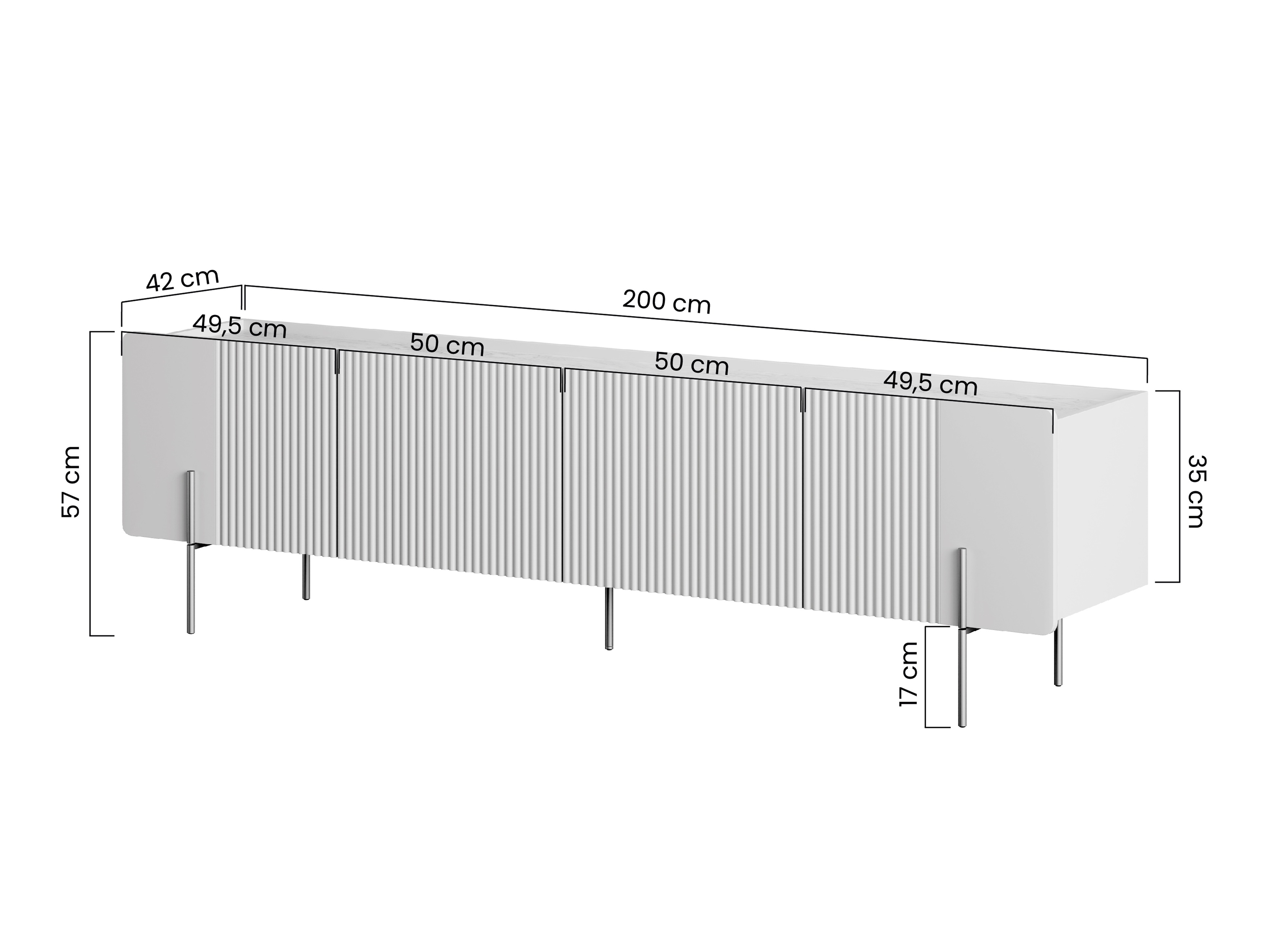 TV galds Etrvero 107 (Kašmirs)