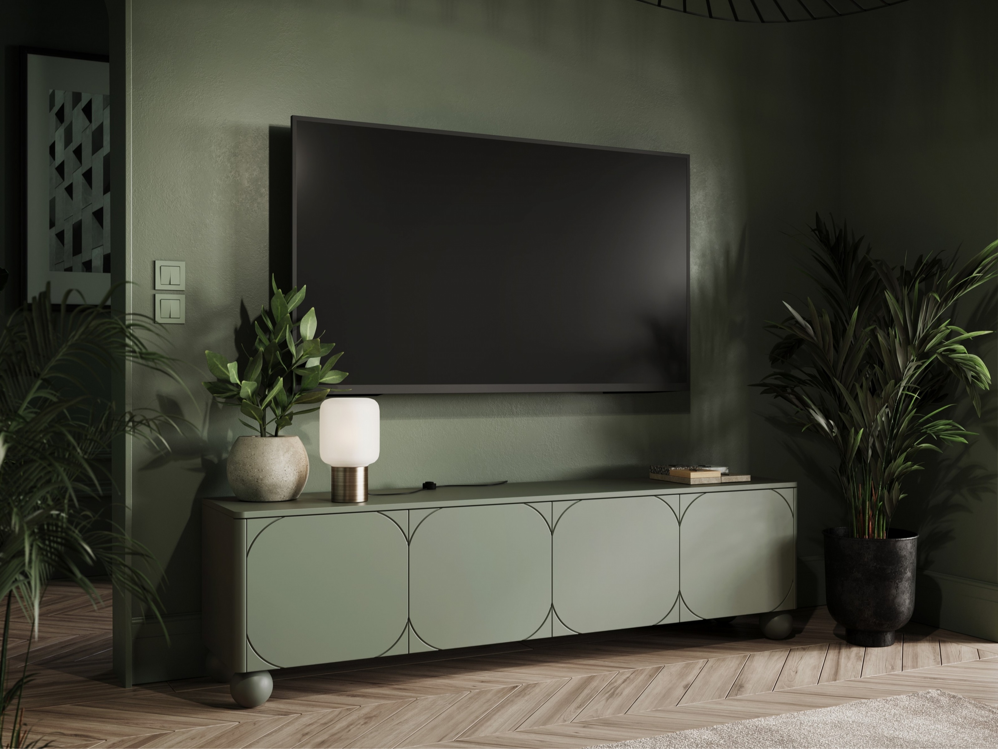 TV galds Vencali 102 (Haki)